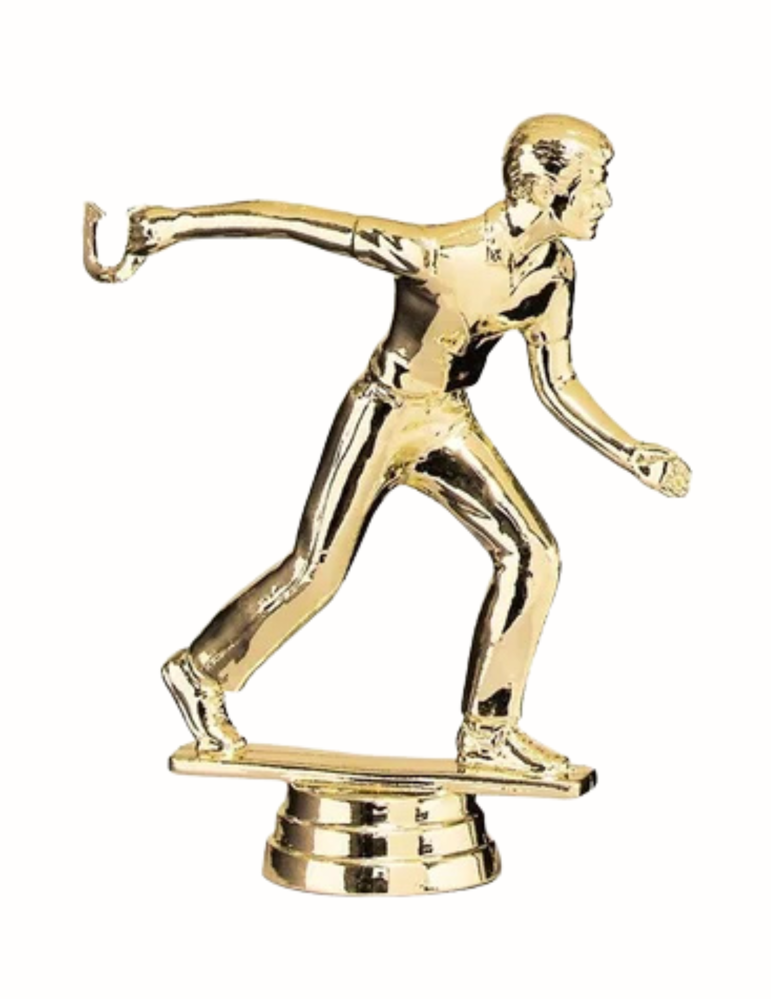 male horseshoe ring toss trophy topper