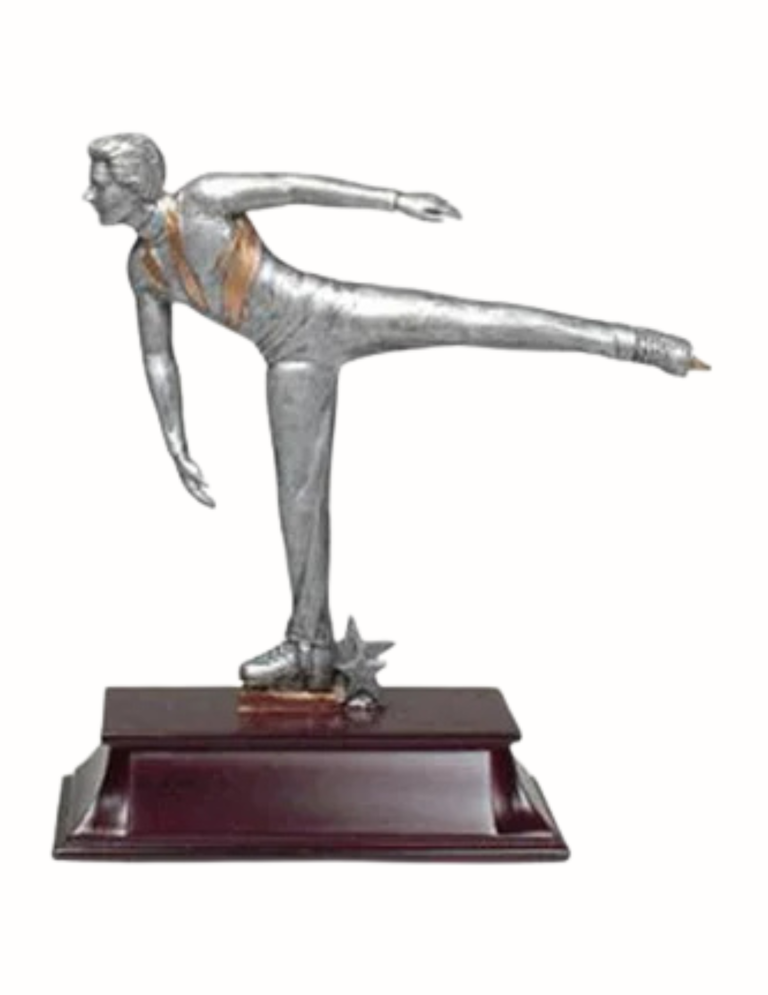 Jr. Male Resin Figure Skating Award 6" (Includes Engraving)