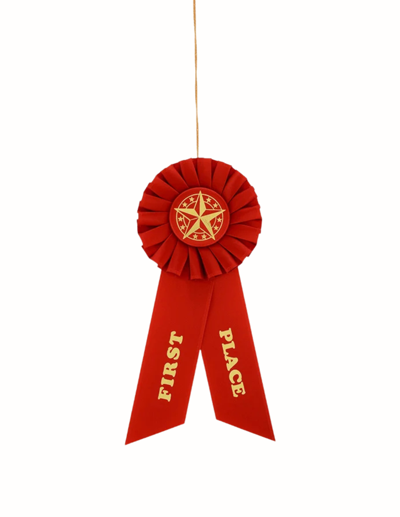 1st Place Red /Placing Rosette Ribbon 8.25"