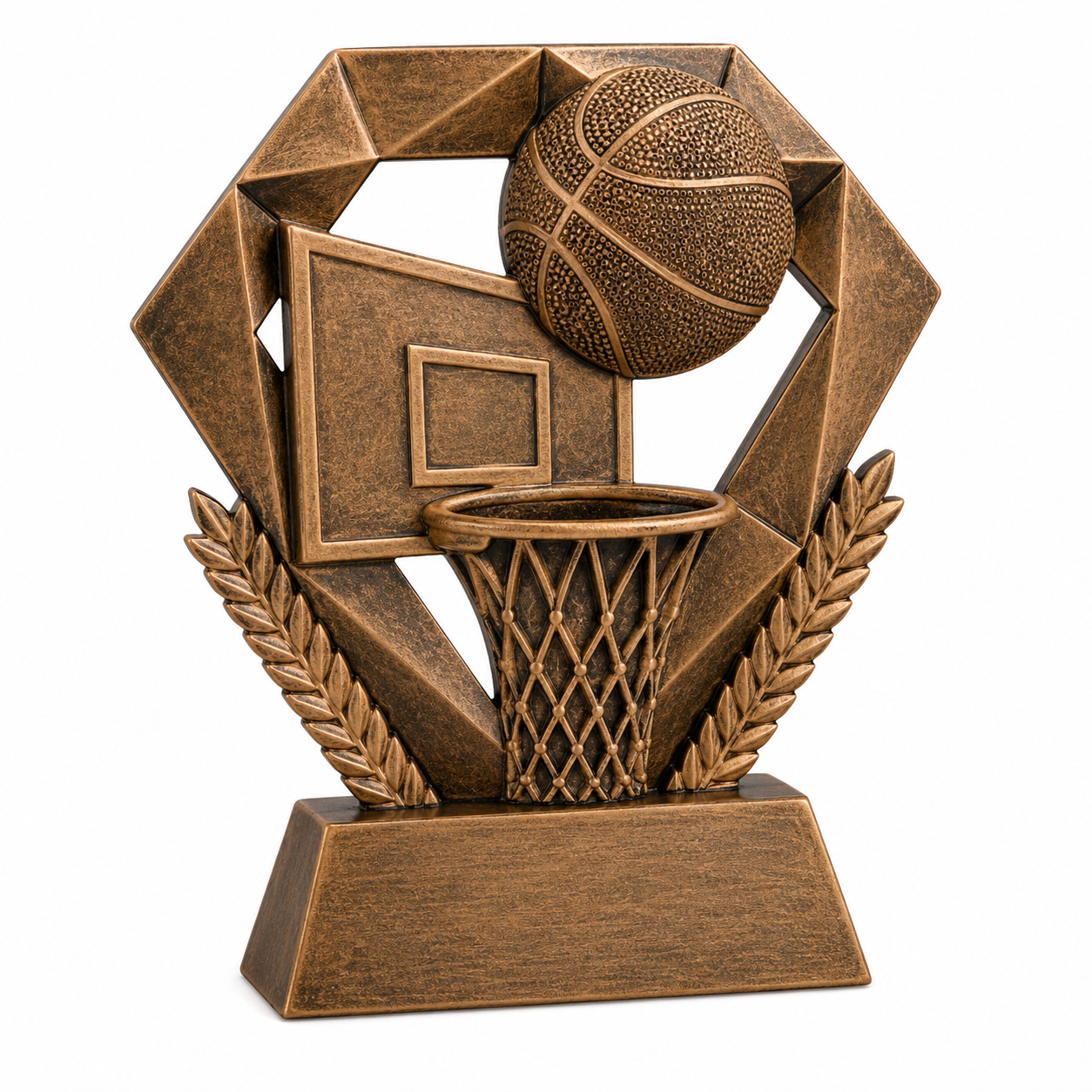 Diamond II Series Basketball Award 5" (Includes Engraving)