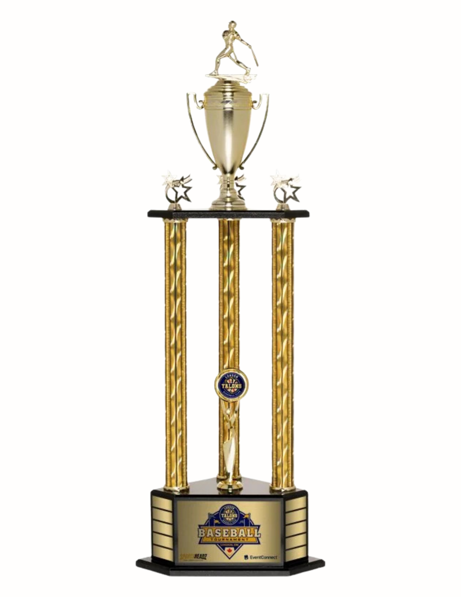3 Post Annual Trophy 42″ (Includes Header Engraving)