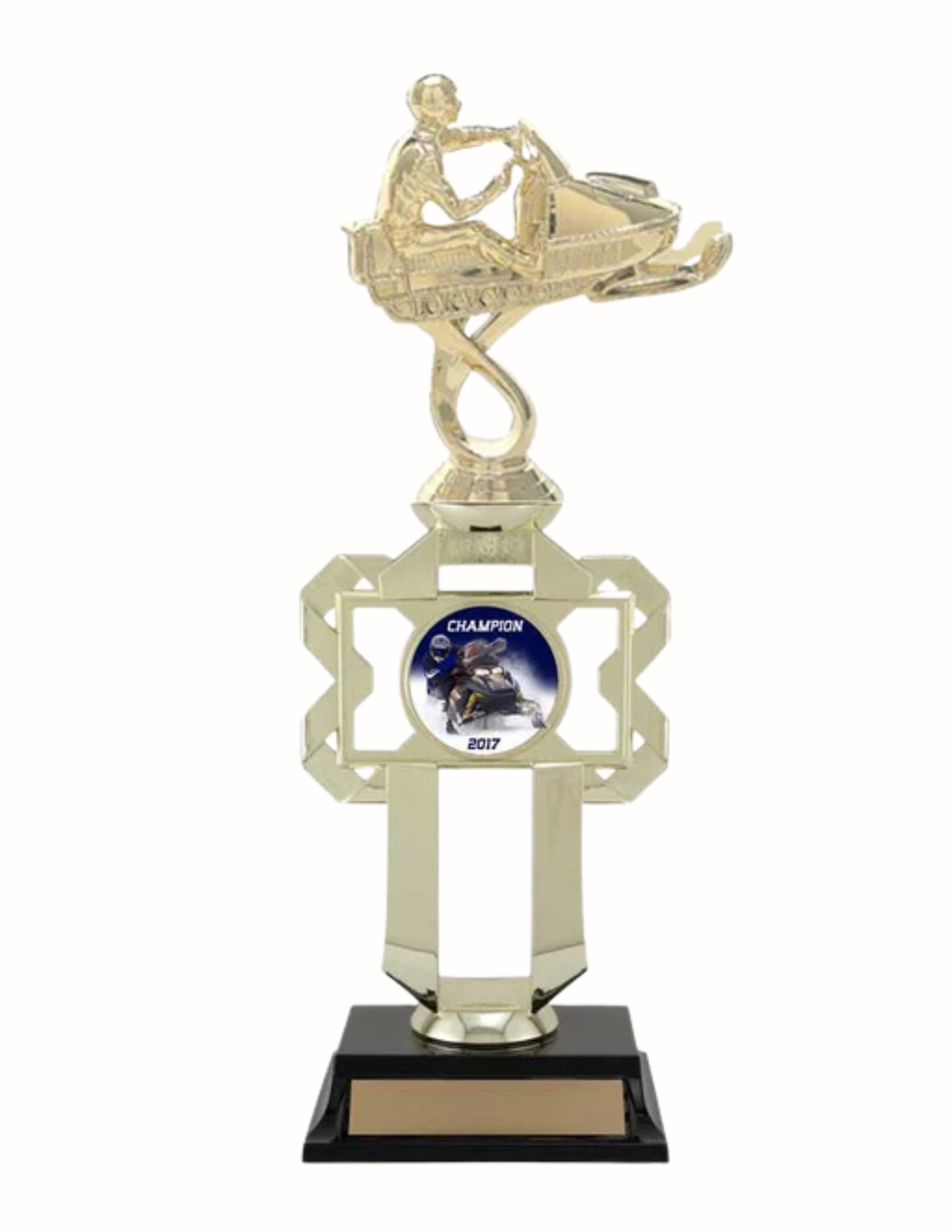 Snowmobile Mosaic Trophy 13" (Includes Engraving)
