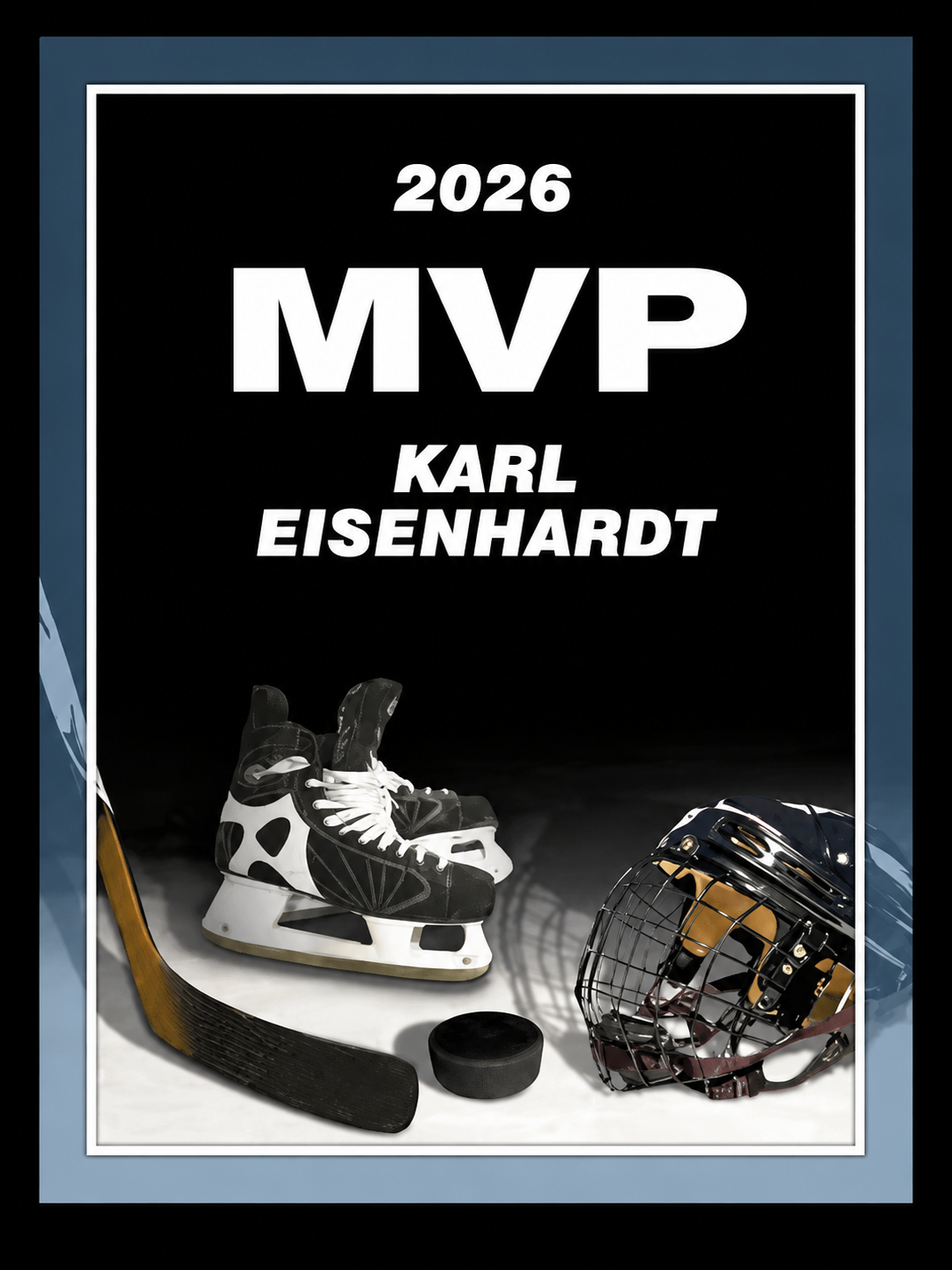 Graphic Hockey Plaque- 4 Sizes (Includes Engraving)