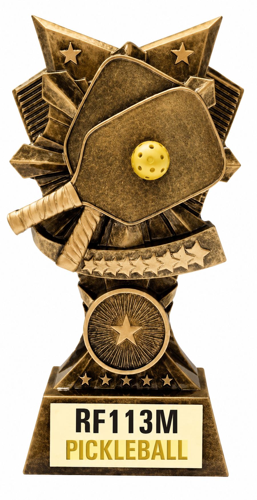 3D Sport Theme Pickleball Resin 6" (Includes Engraving)