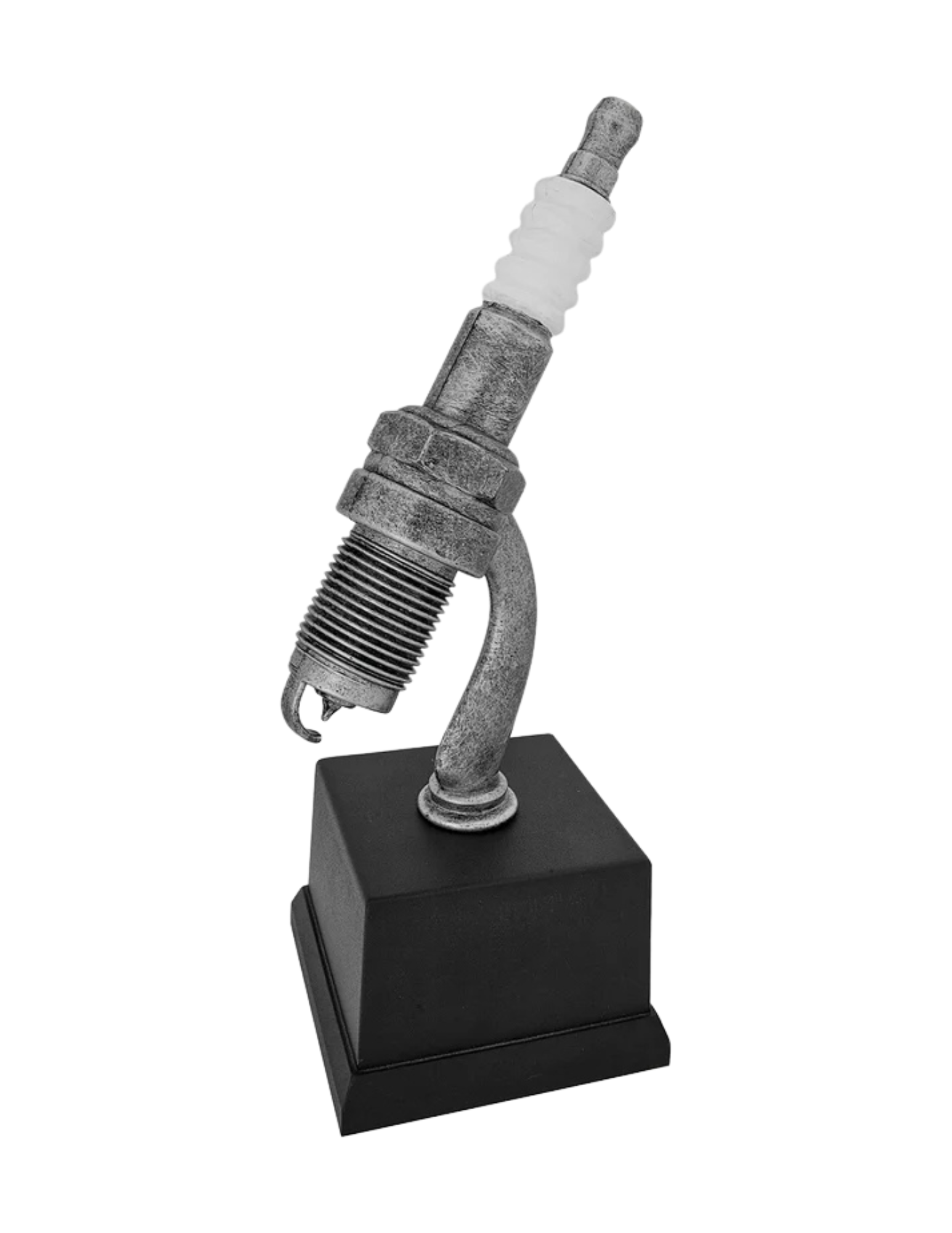 Silver Spark Plug Trophy