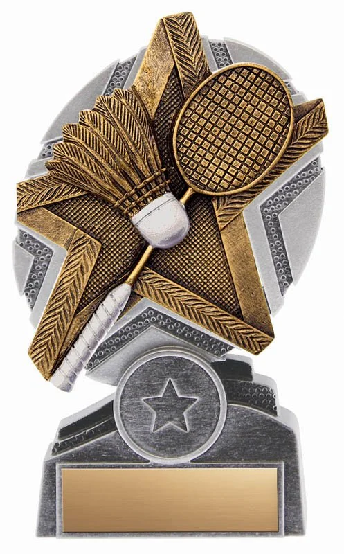 ProStar Series Badminton Award-3 Sizes (Includes Engraving)