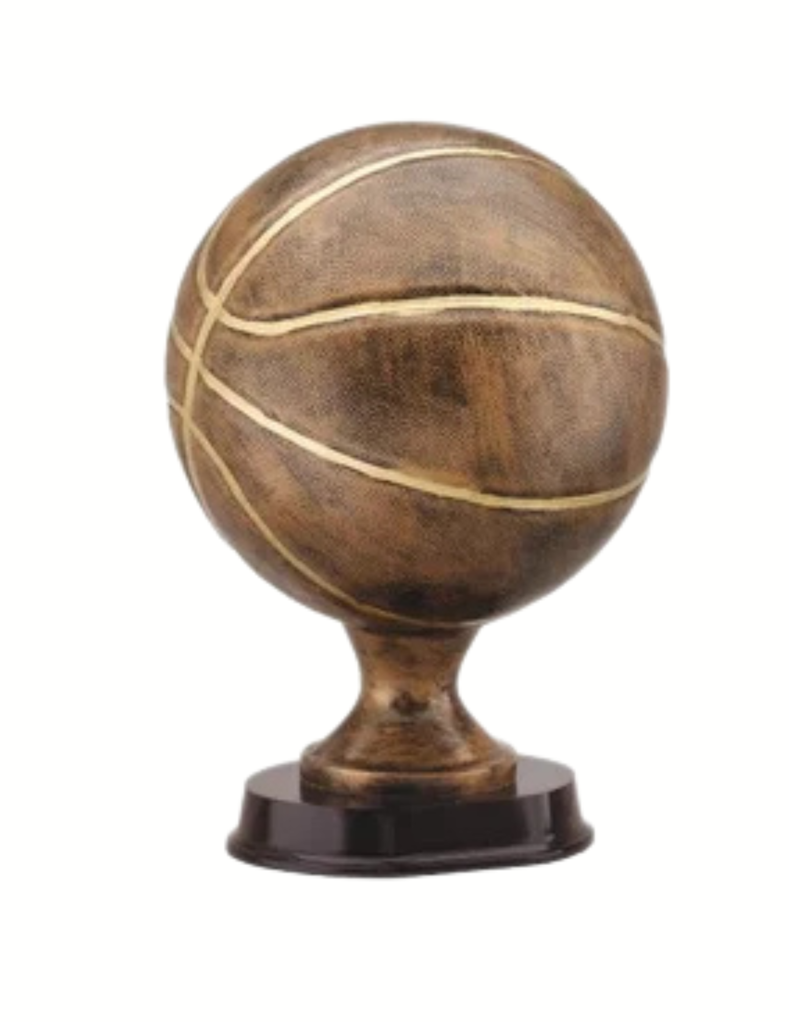 Resin Basketball XL Keeper Antique Trophy 13" (Includes Engraving)