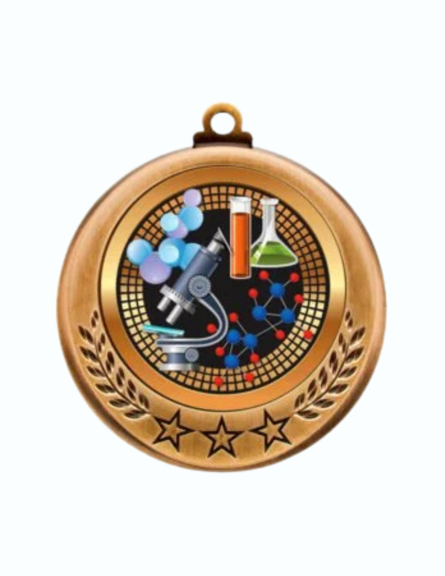 Spectrum Series Science Medal- 2 sizes (Includes Ribbon)