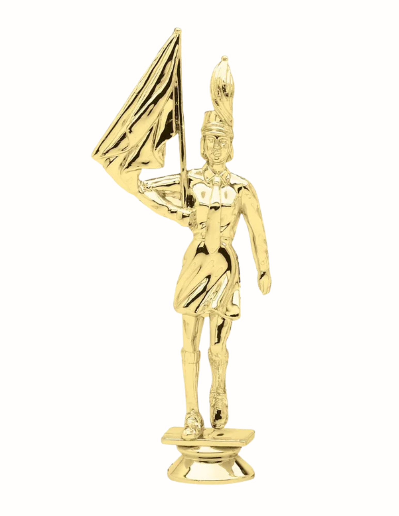 Male and Female Color Guard Trophy Topper