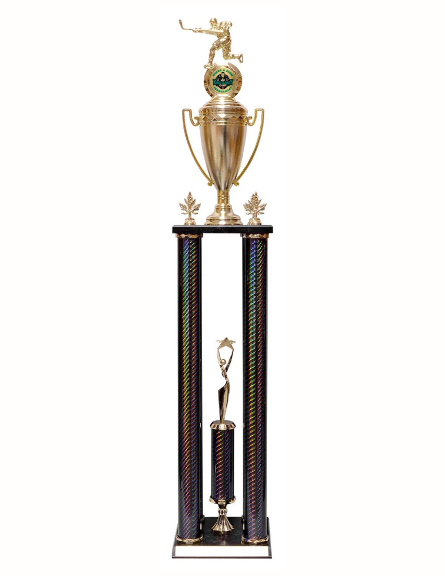 4 Post Set Cup Trophy Assembled Choose your color!- 3 Sizes (Include Engraving)