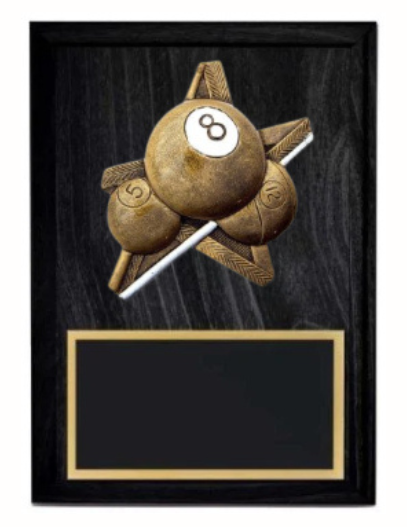 Pro Star Billiards Plaque