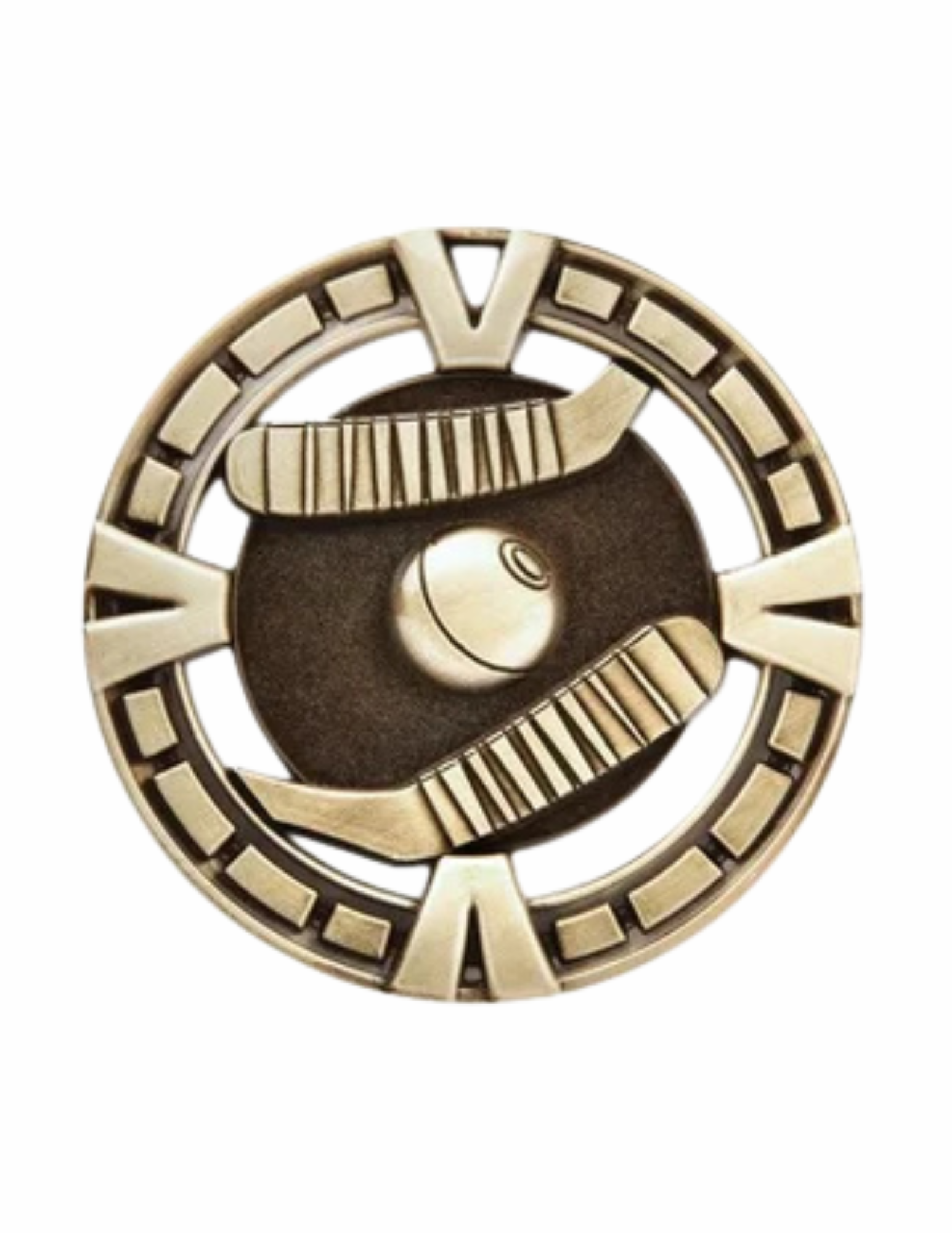 Varsity Ball Hockey Medal 2.5" (Includes Ribbon)