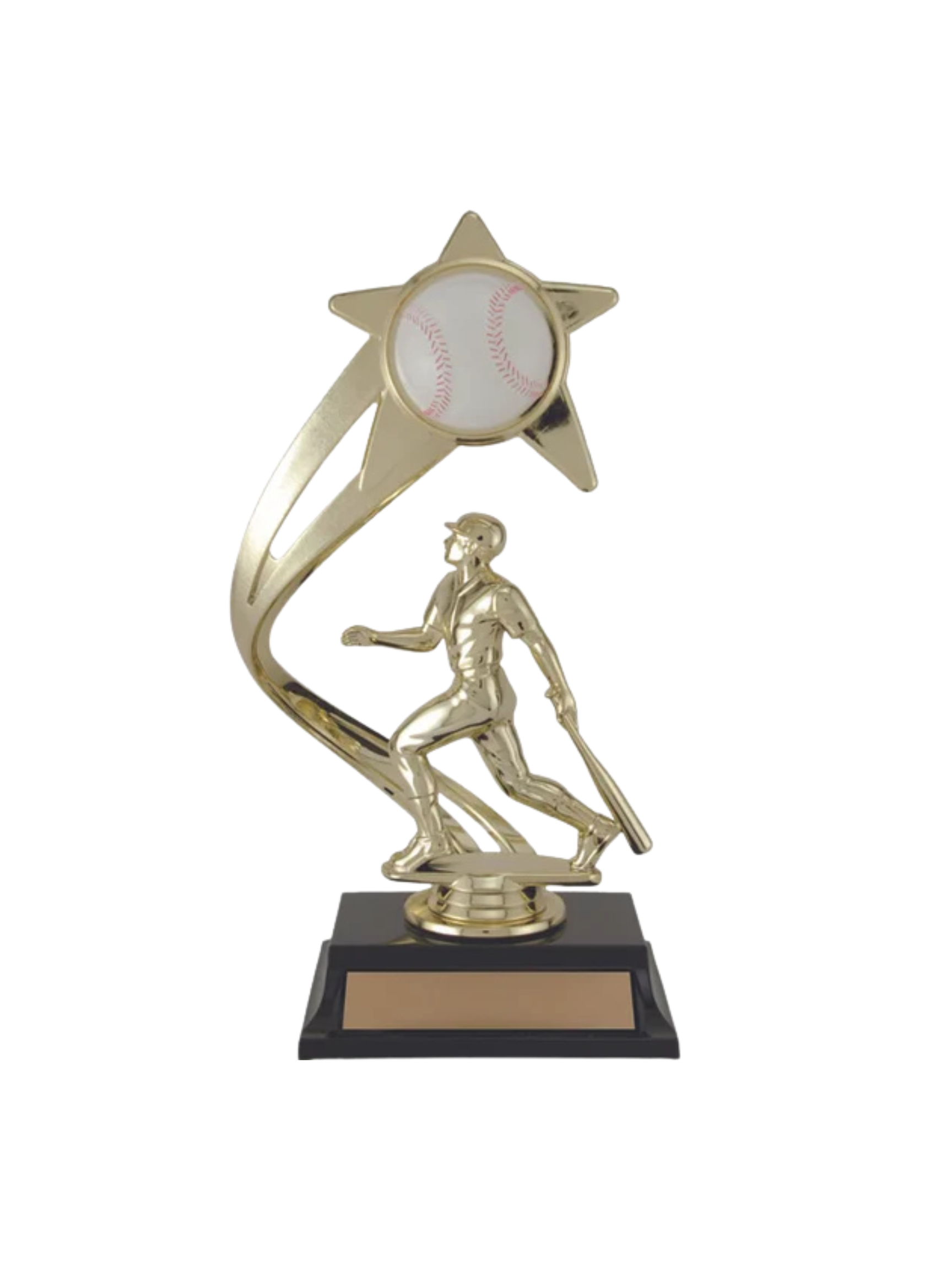 Shooting Star Baseball Trophy 10" (Includes Engraving)