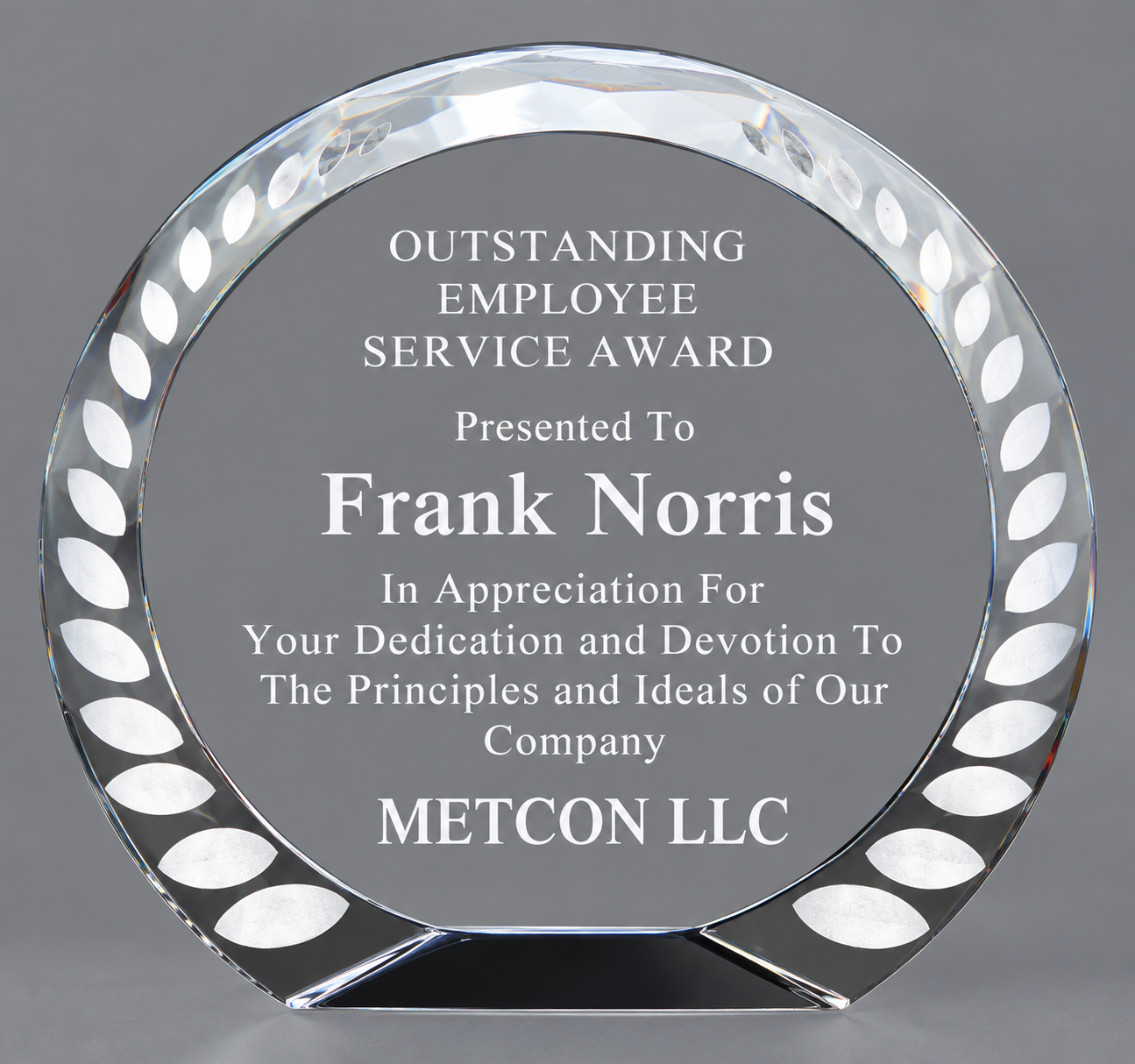 Portal Crystal Award 6.25" x 5.5" (Includes Engraving)