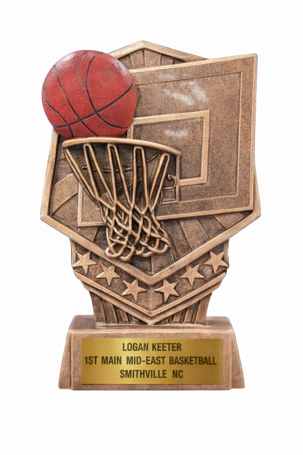 Nova Basketball Award 5.25" (Includes Engraving)