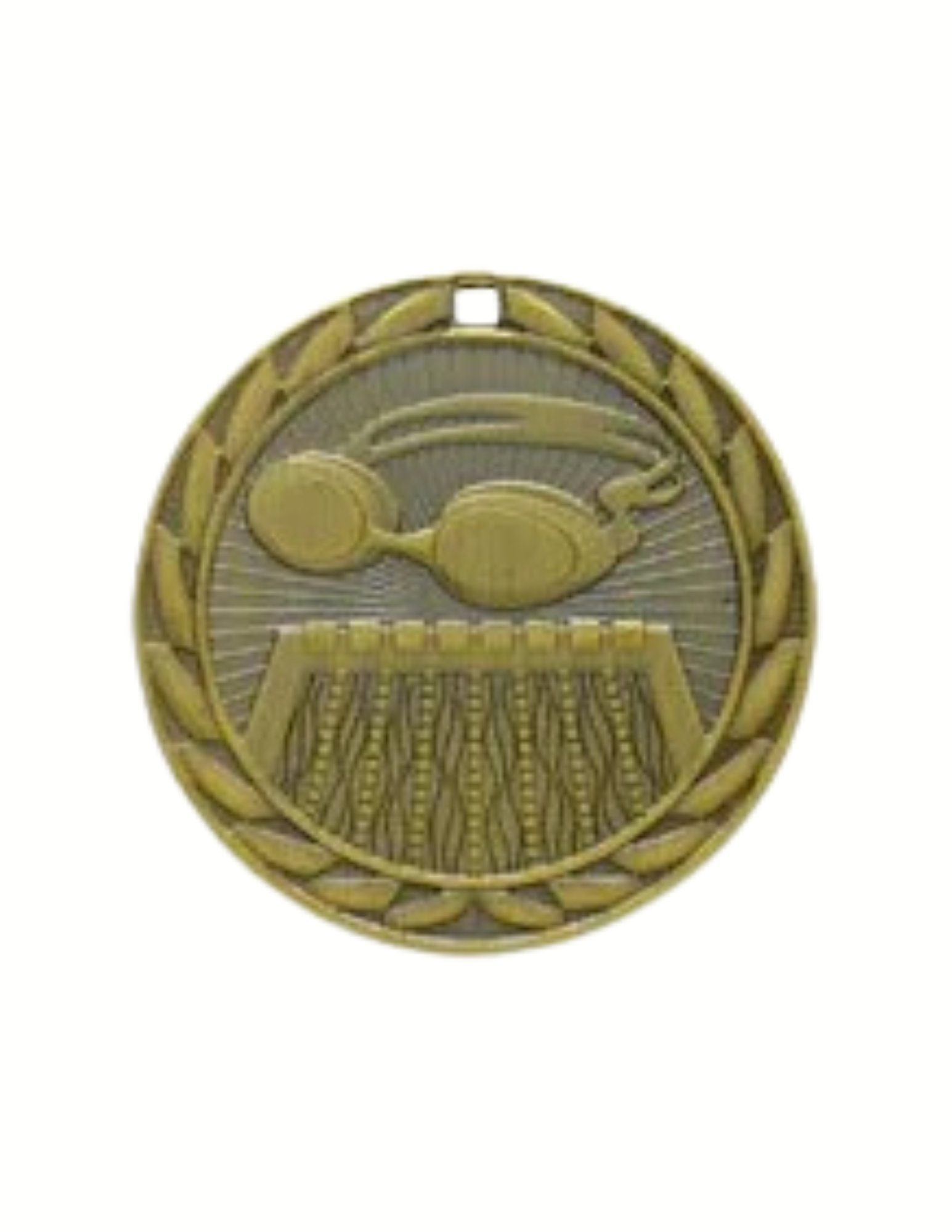 Iron Swimming Medal 2" (Includes Ribbon)