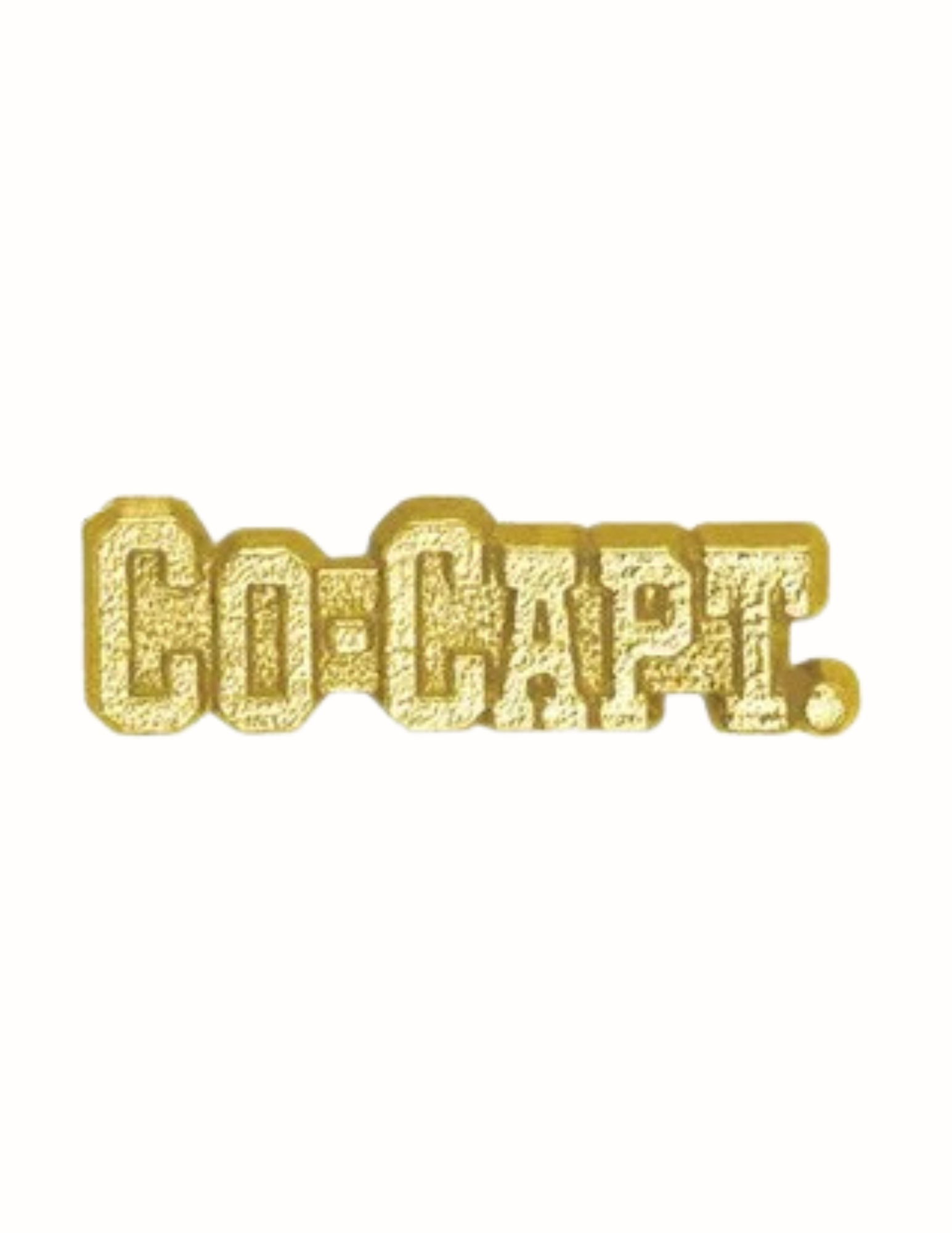 Co Captain Chenille Pin