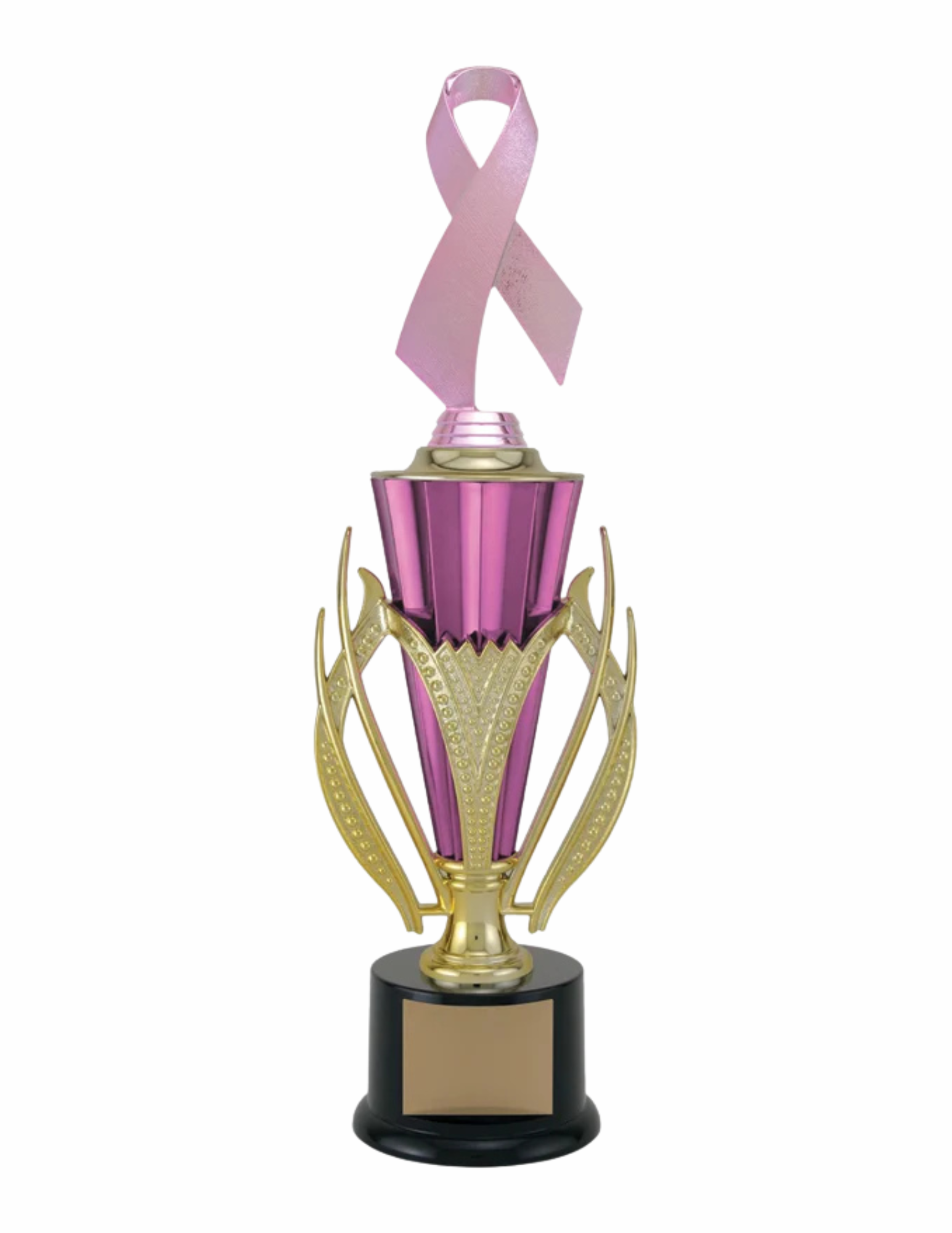 Awareness Trophy Pink- 2 Sizes (Includes Engraving)