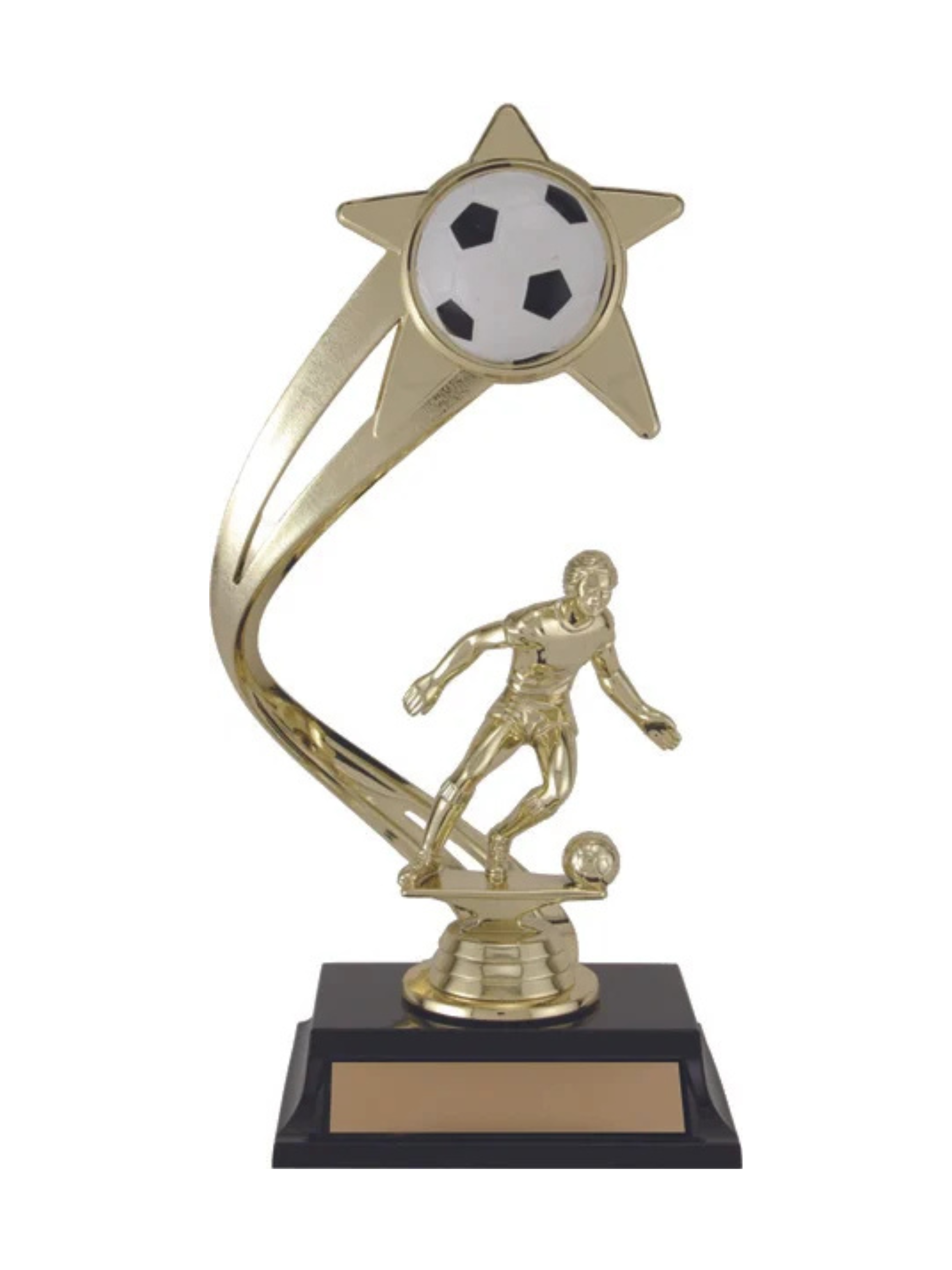 Shooting Star Soccer Trophy 10" (Includes Engraving)
