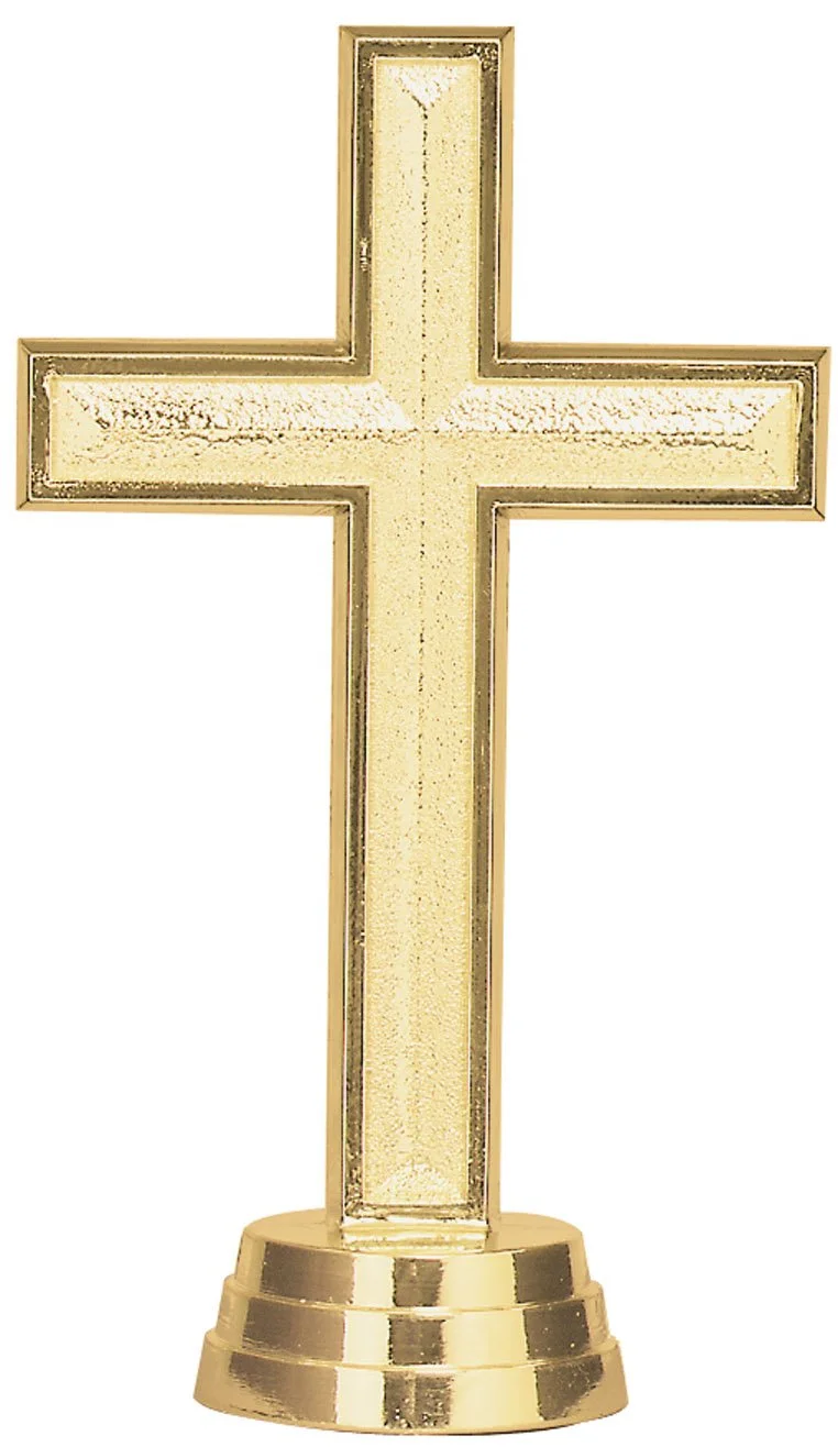 Religious Cross 4.5" Topper- Figure