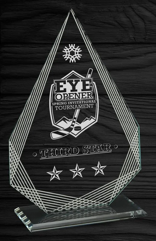 Glitter Glass Award- 2 Sizes