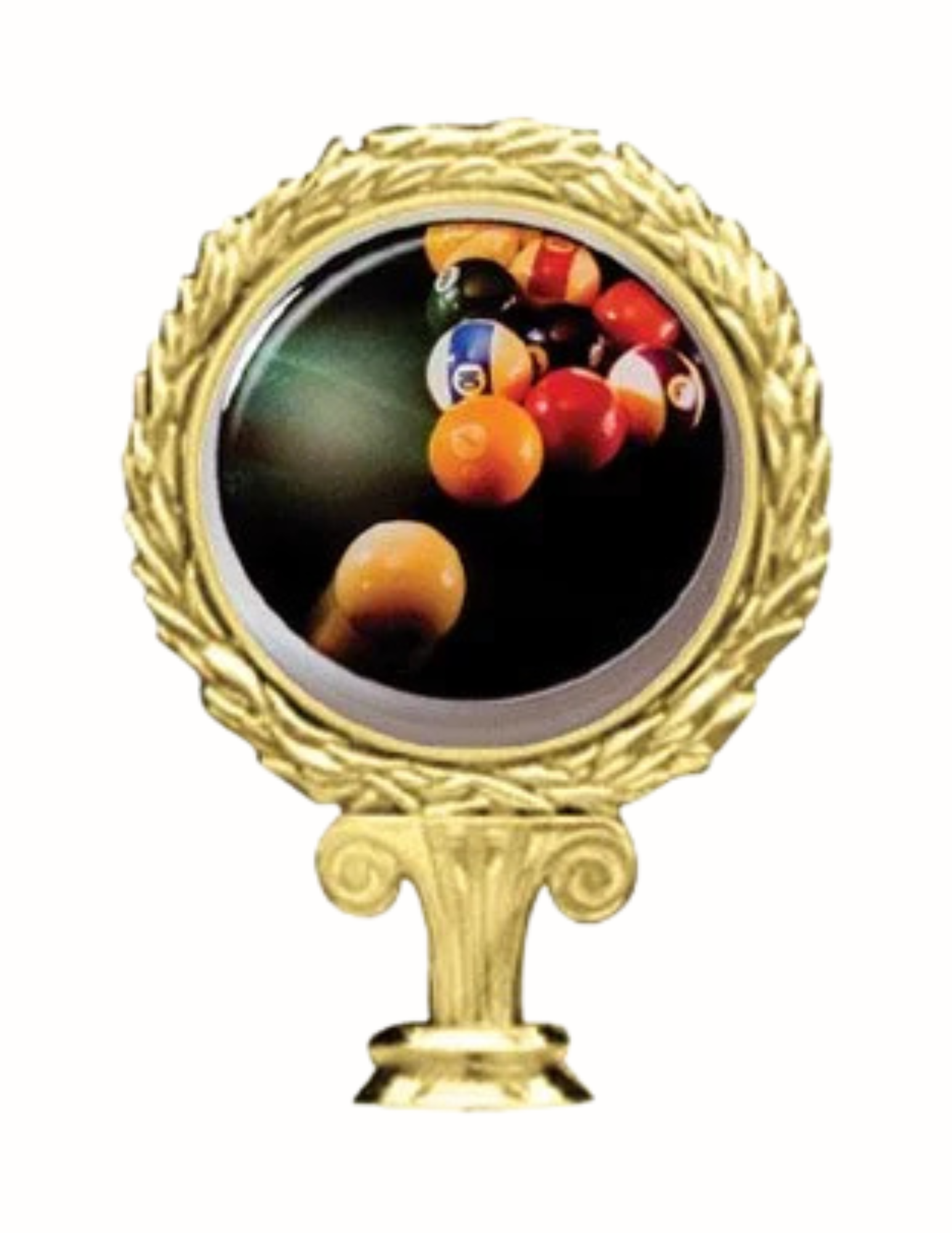 Circular 2" Custom Insert Trophy Topper