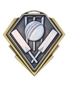 Diamond Series Cricket Medal 3" (Includes Ribbon)