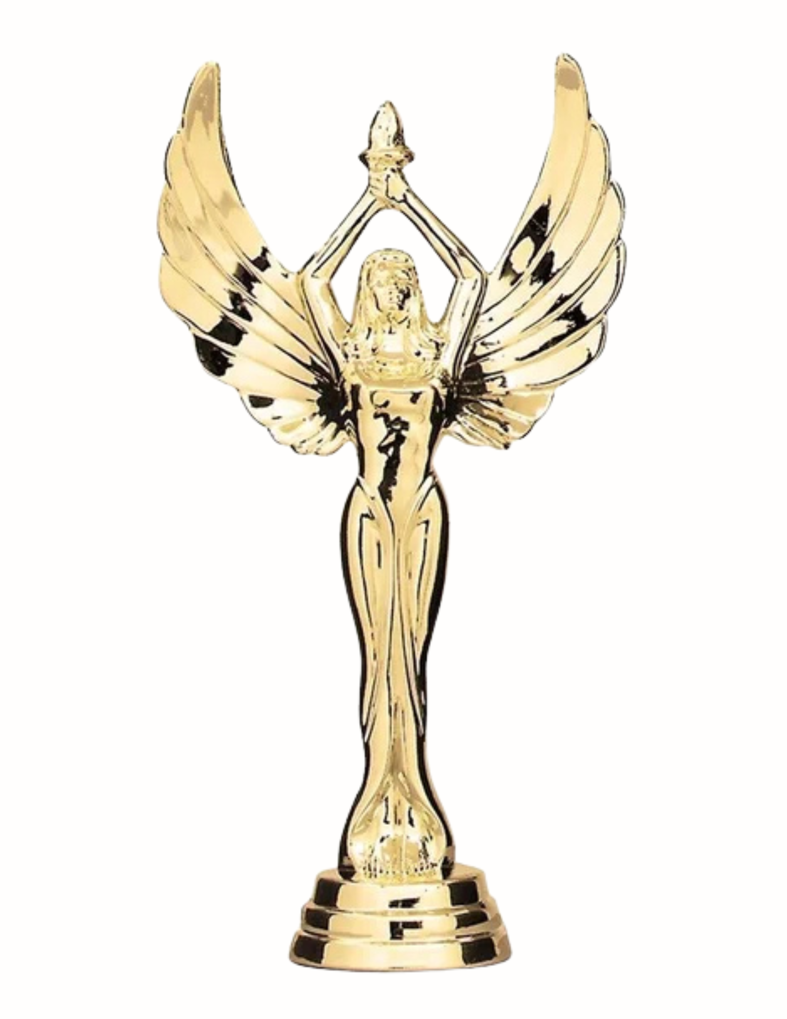 Victory Torch Raised Female Trophy Topper 3 sizes - Figure