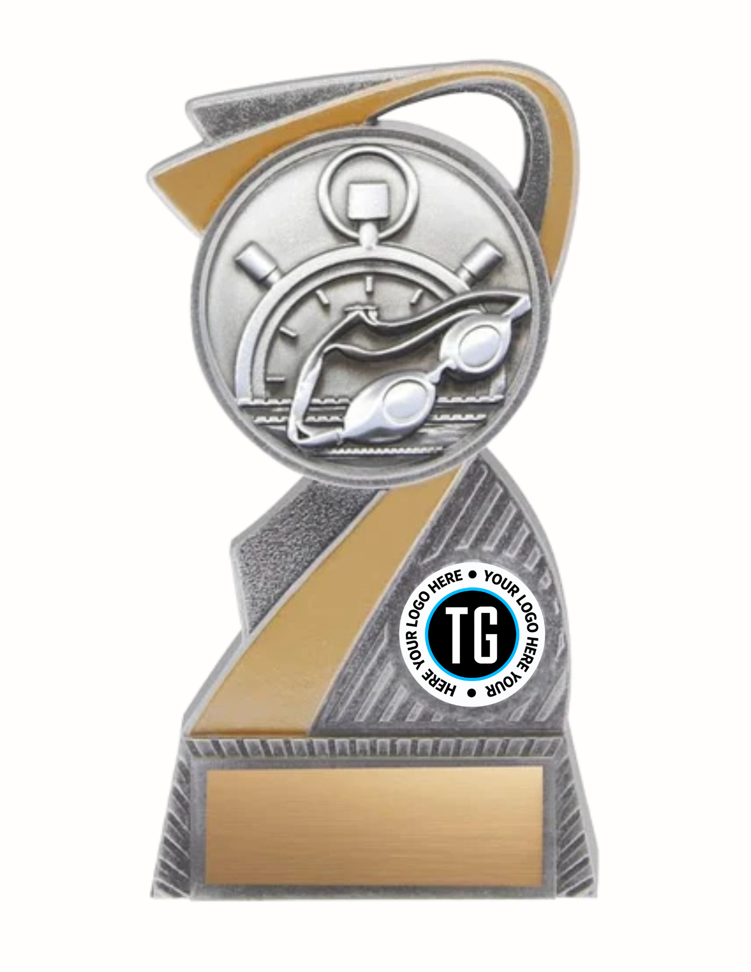 Apollo Series Swimming Award- 4 sizes (Includes Engraving)
