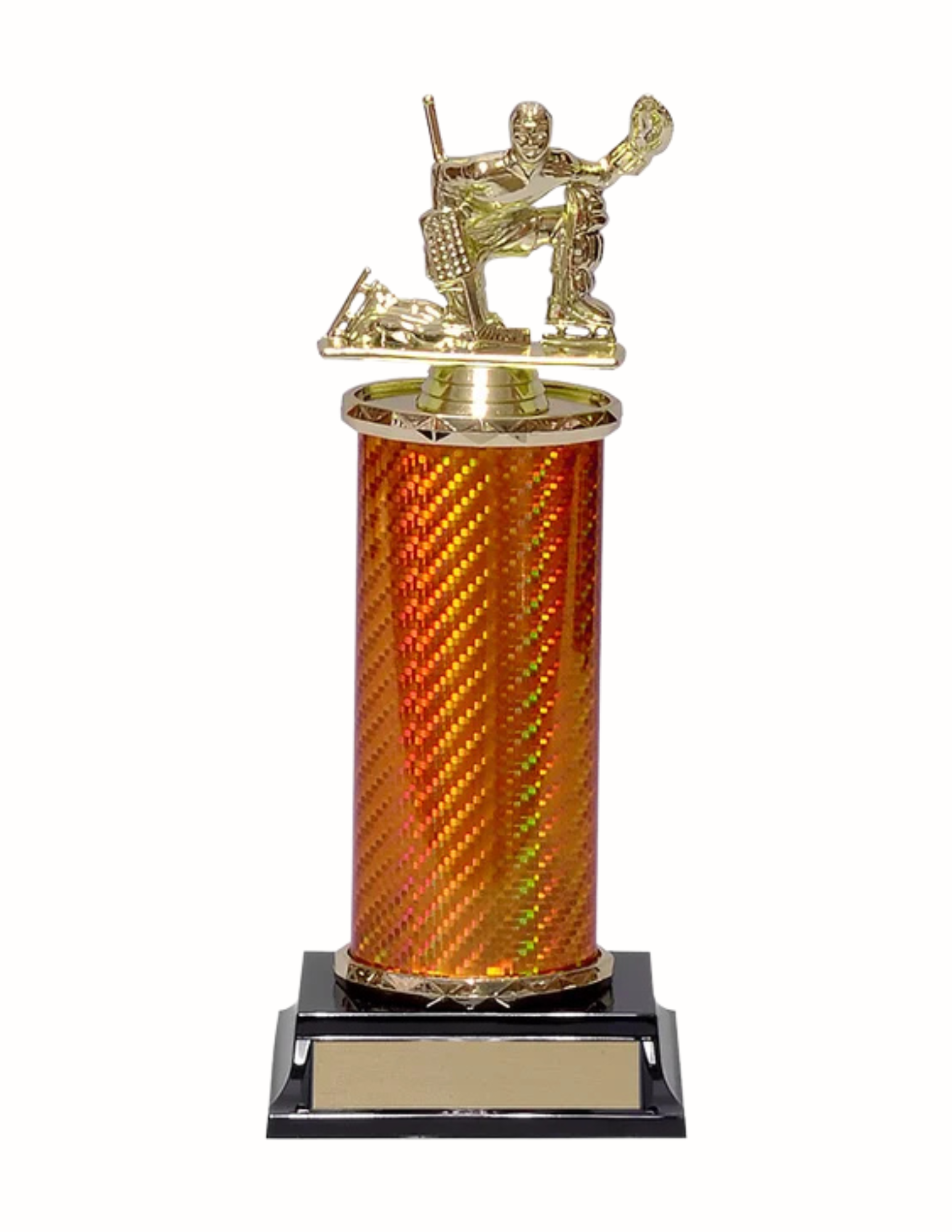 Carbon Fiber Hockey Trophy M- 3 Sizes (Engraving Included)