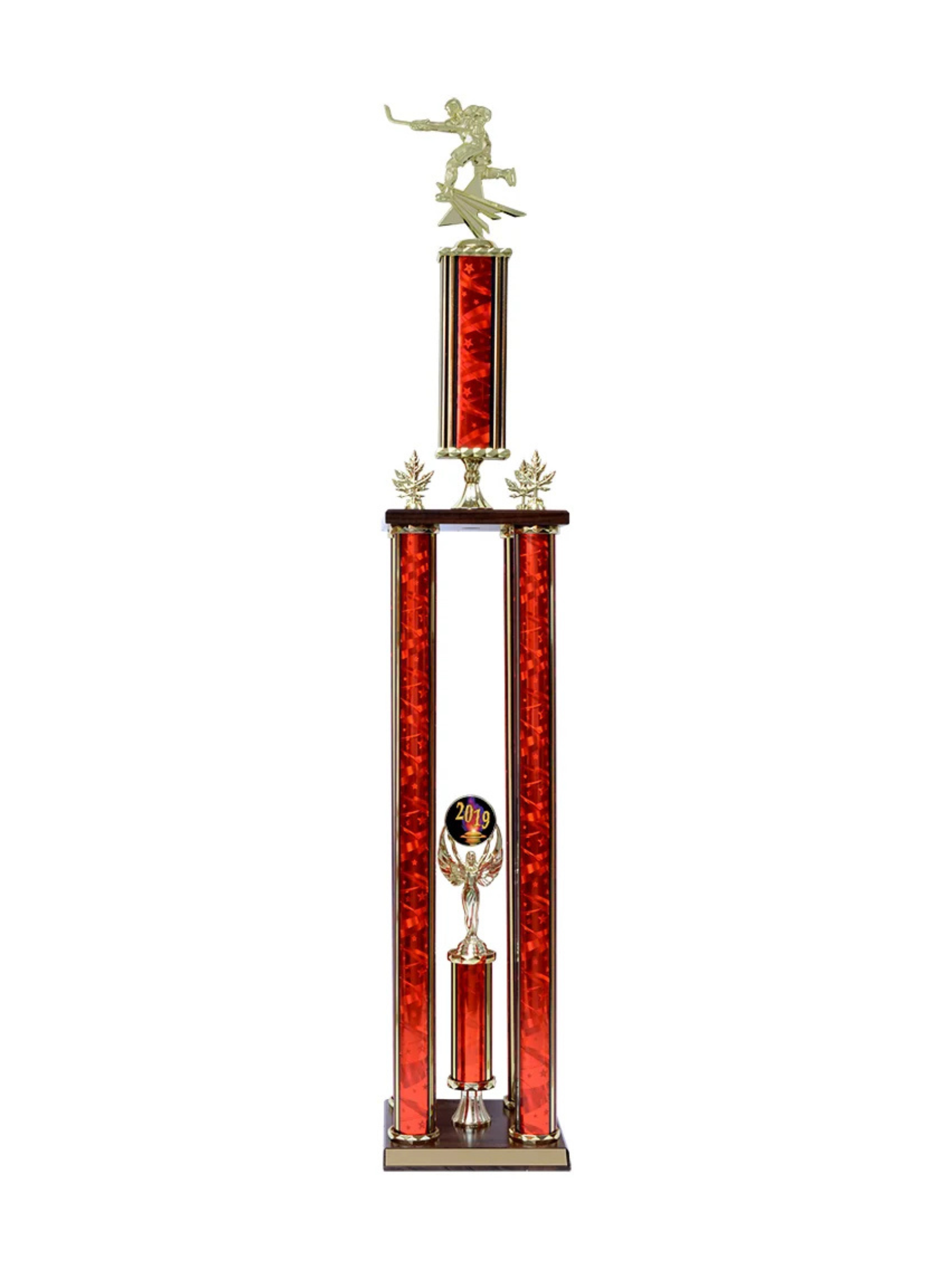 4 Post Set Trophy Assembled Choose your color!- 3 Sizes (Include Engraving)