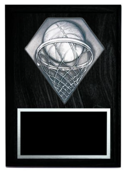 Diamond Series Basketball Plaque- 2 Sizes (Includes Engraving)