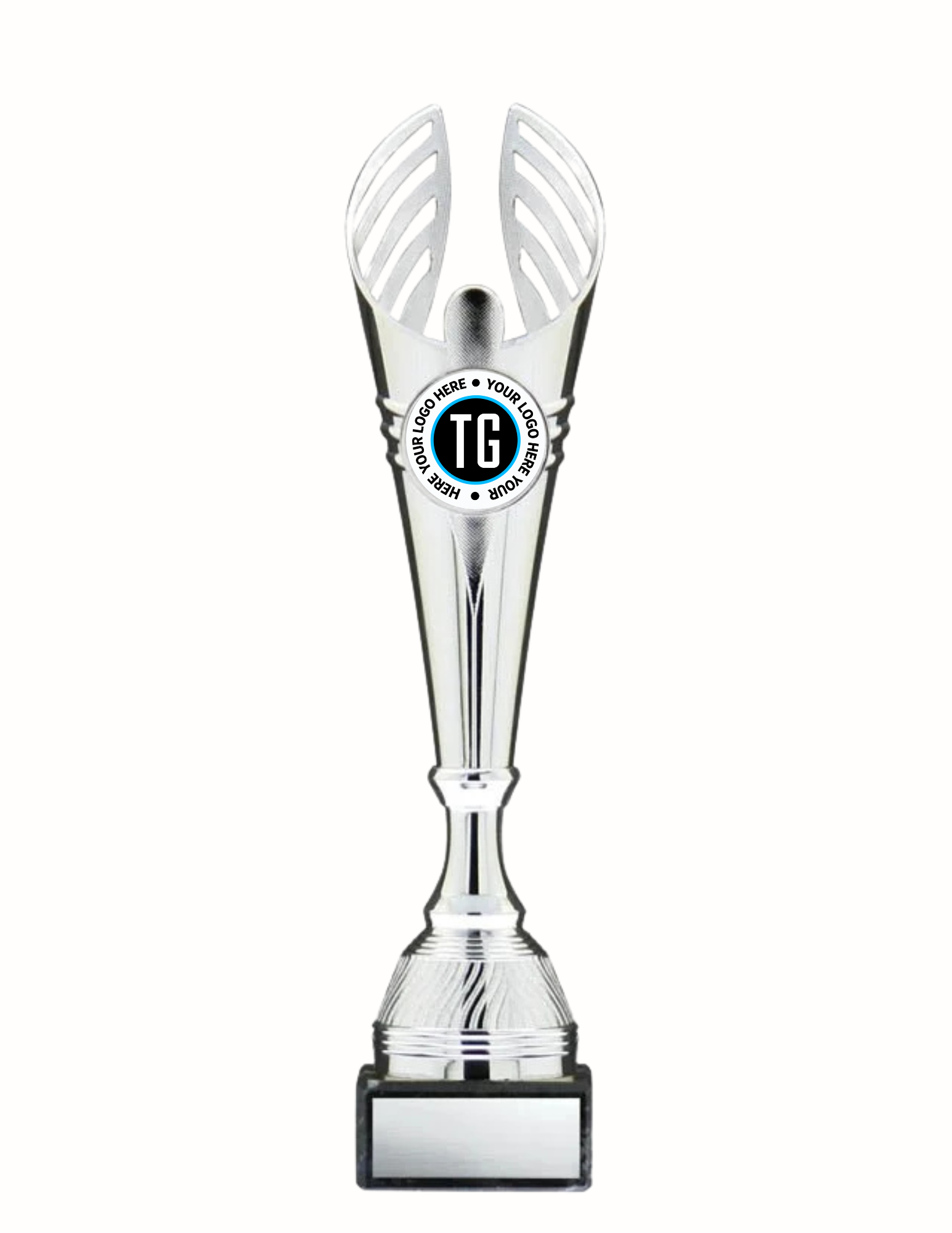 Silver Plastic Reflex Cup- 3 Sizes (Includes Engraving)