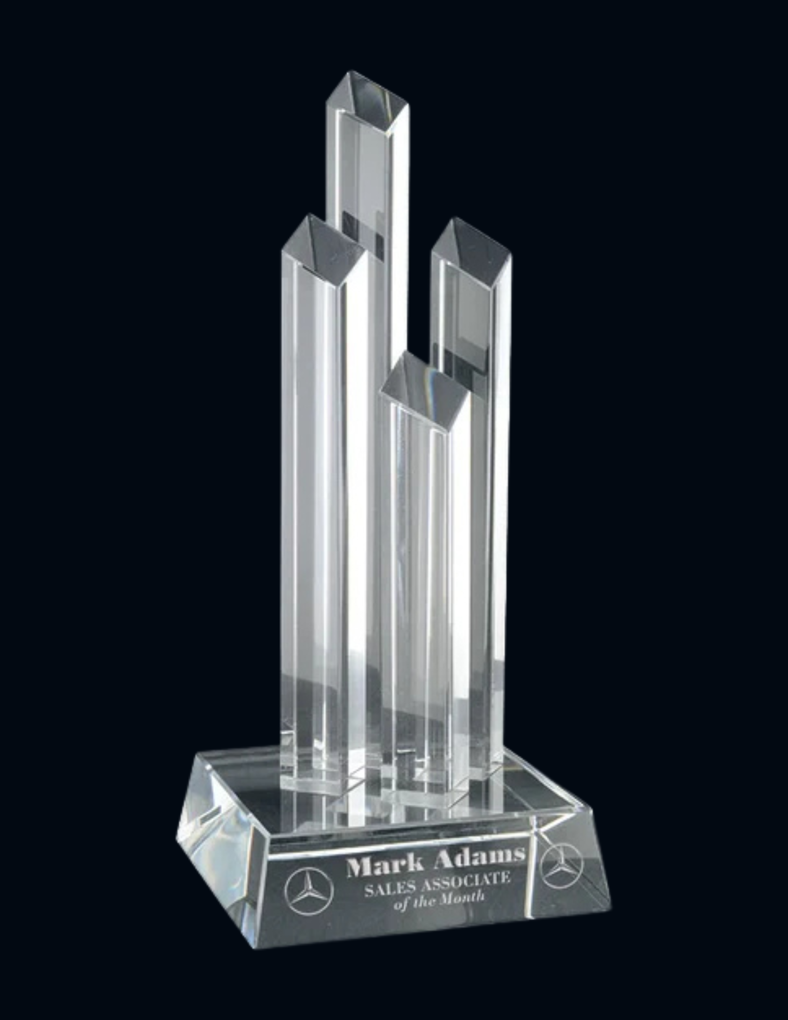 Prudential Crystal Award 9" (Includes Engraving)