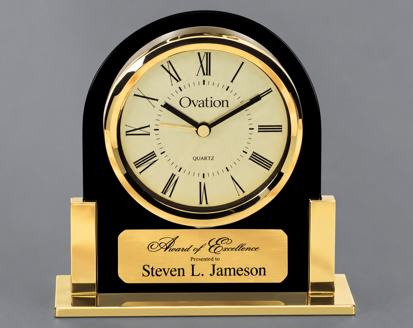 Rounded Clock 5.25"- 2 colors (Includes Engraving)