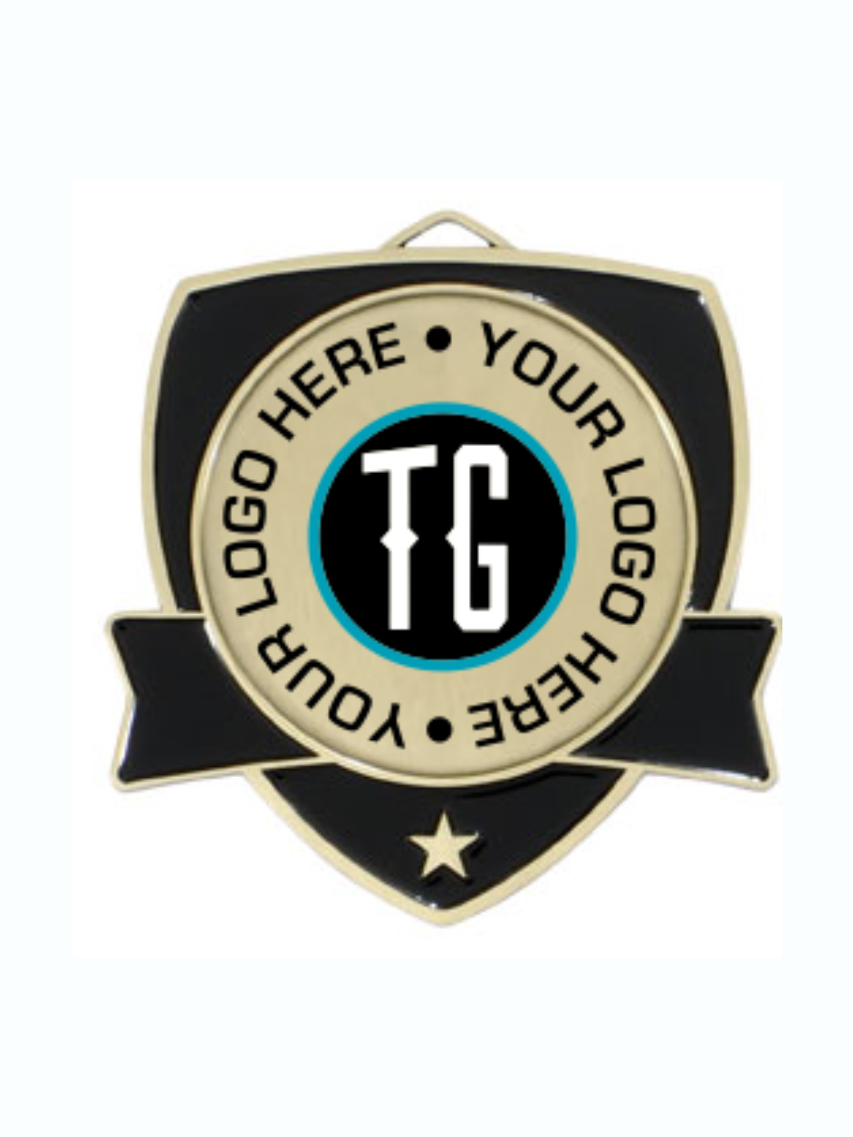 Varsity Custom Logo Medal 3" and 2" (Includes Ribbon)
