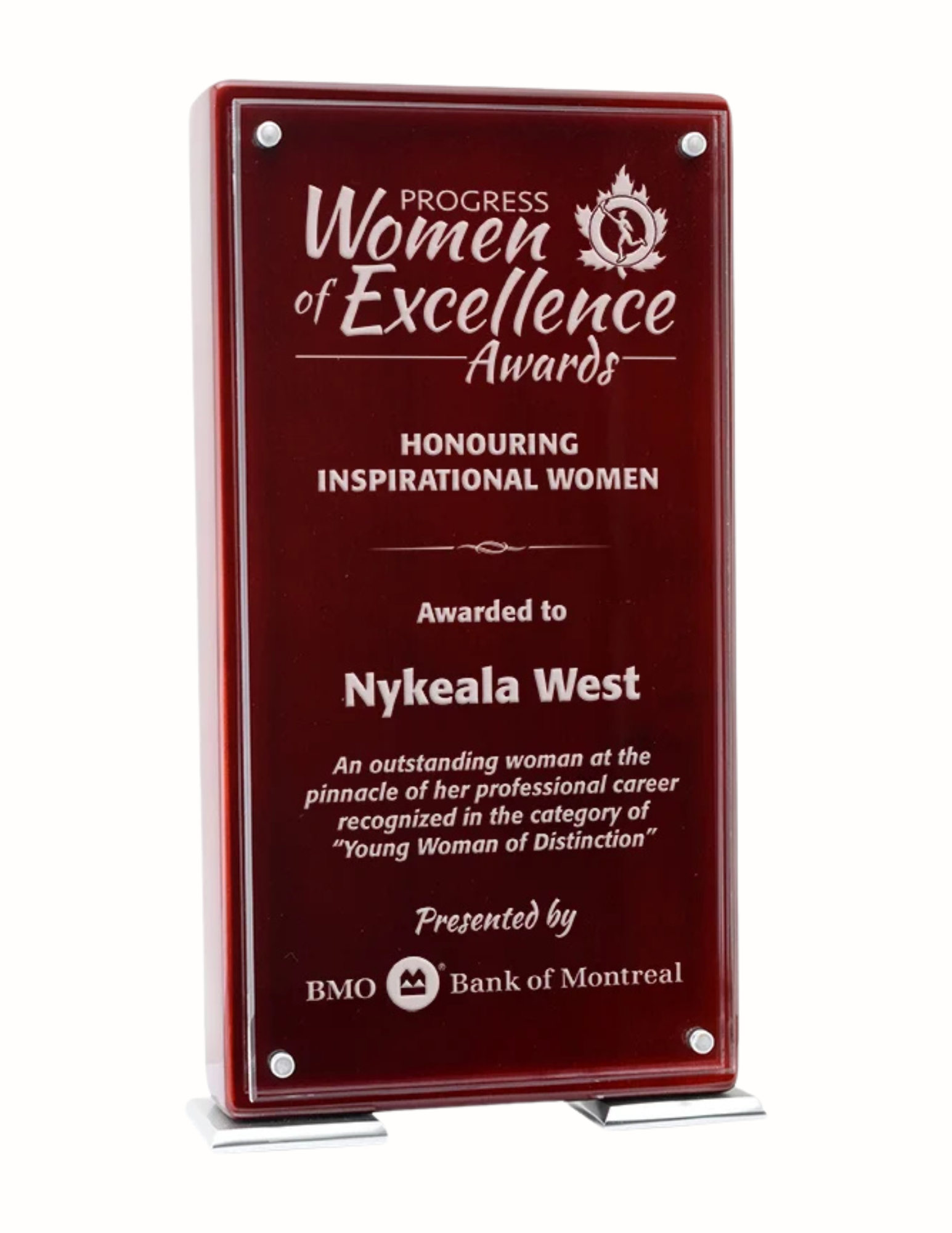 Vista Rosewood Plaque- 2 Sizes (2 Custom Options)