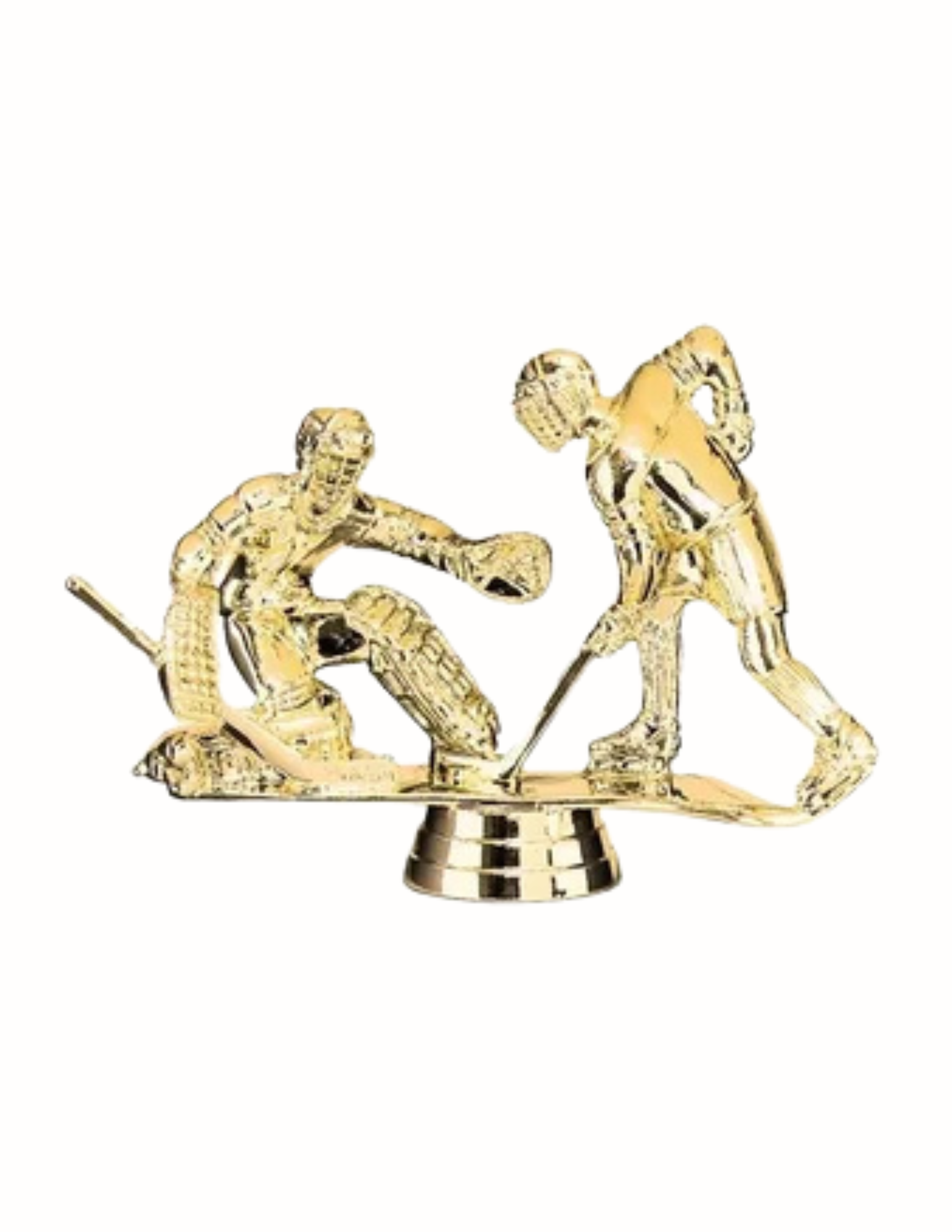 Hockey Shot on Goal Double Trophy Topper 4" - Figure