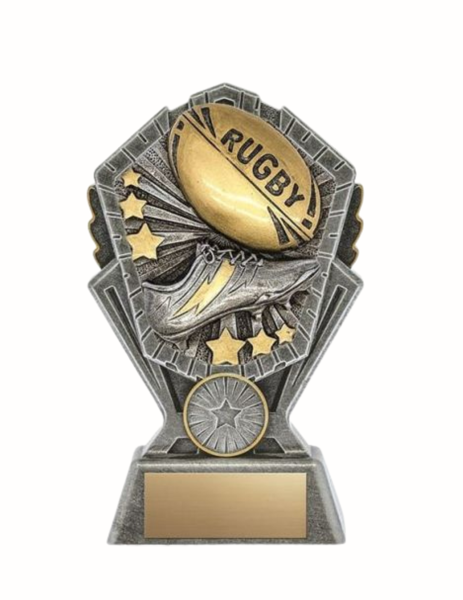 Cosmos Resin Rugby Trophy- 4 Sizes (Includes Engraving)