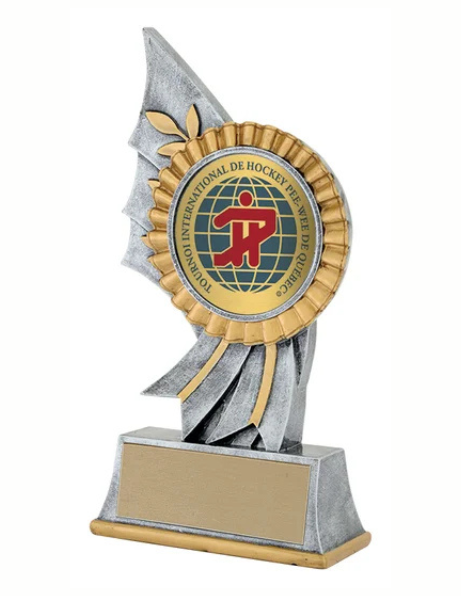 Florentine Hockey Trophy 2" Custom Logo 6.25" (Includes Engraving)