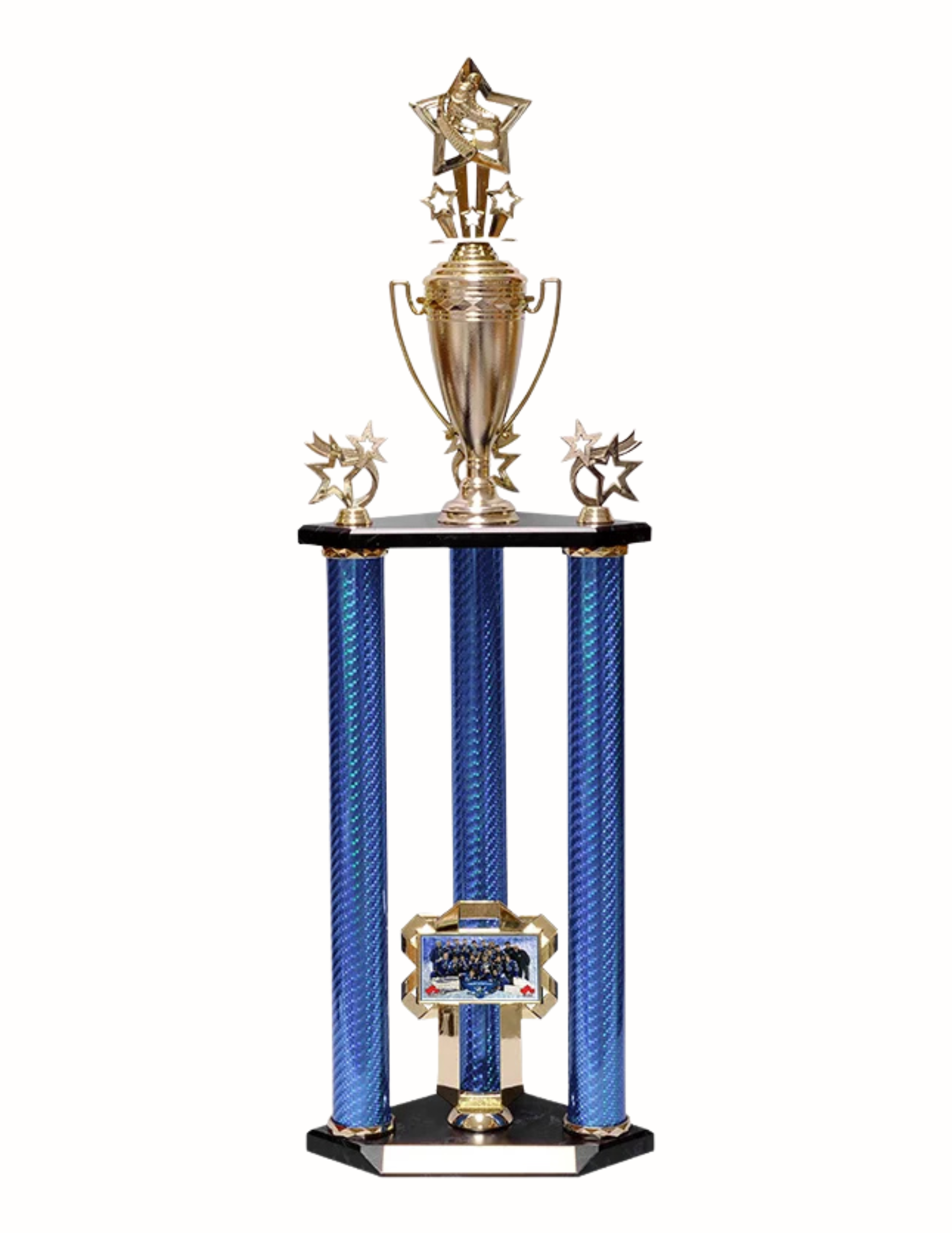 3 Post Hockey Trophy- 3 Sizes (Engraving Included)