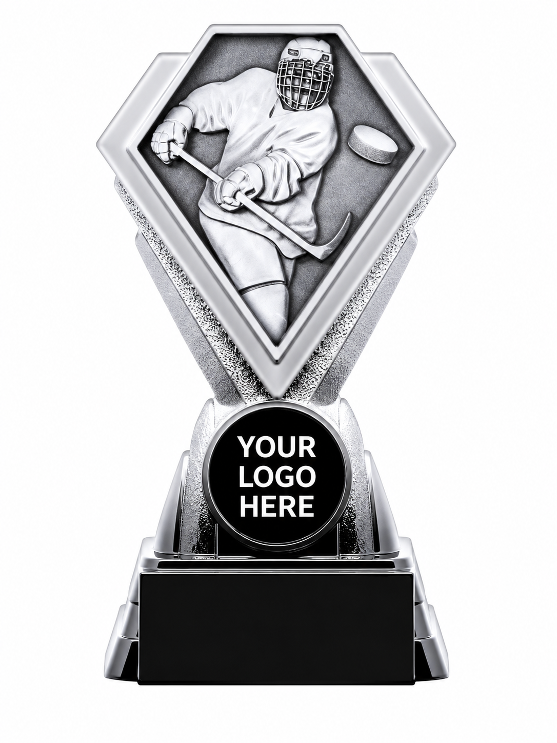 Diamond Series Weighted Male Hockey Trophy- 4 Sizes (Includes Engraving)