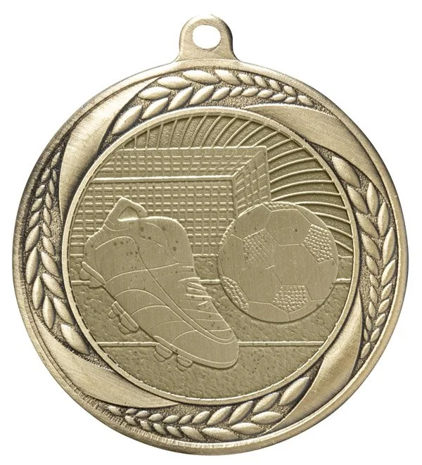 Laurel Wreath Soccer Medal 2.25" (Includes Ribbon)
