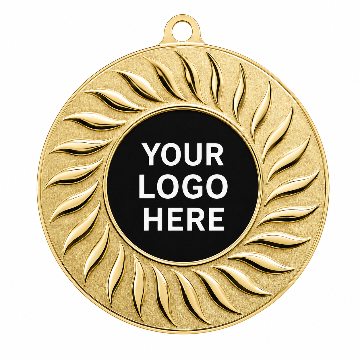 Solar Crest 1" Insert Medal (Includes Ribbon, 2 Custom Options)