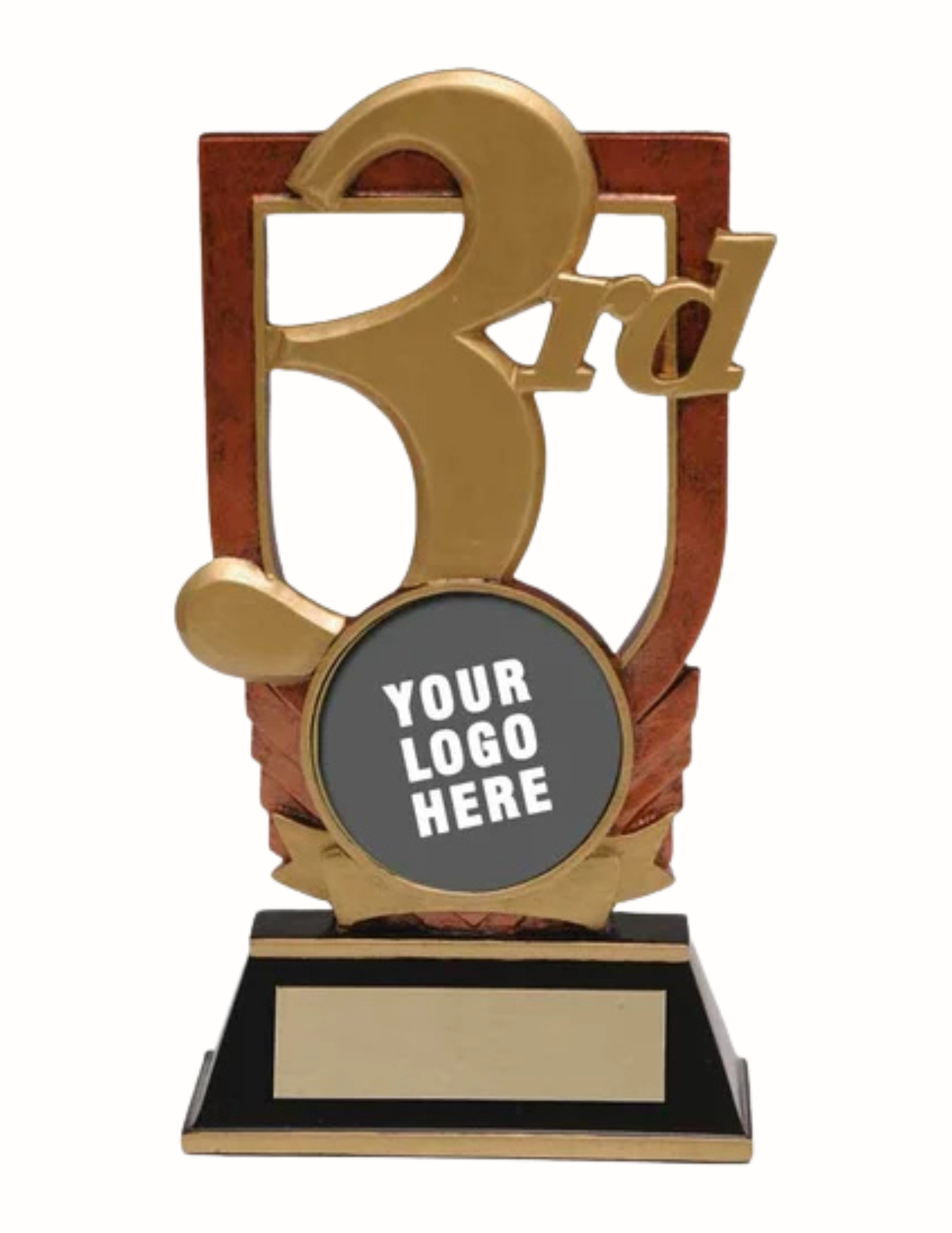 Resin 3rd Place Award 7.25" (Includes Engraving)