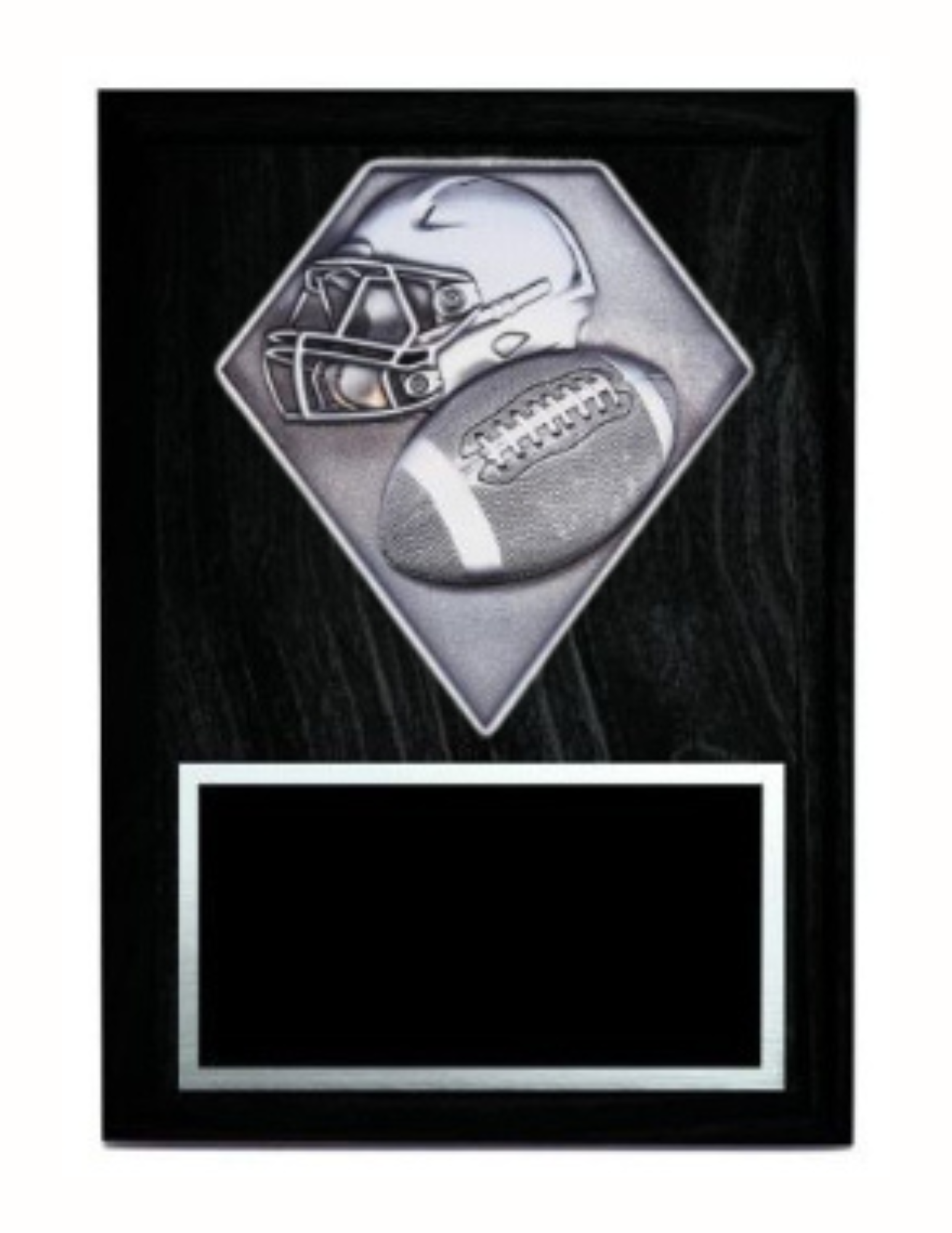 Diamond Series Football Plaque- 2 Sizes (Includes Engraving)