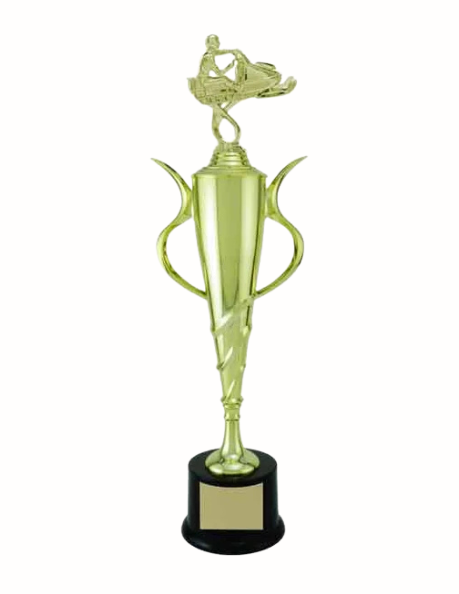 Snowmobile Spiral Plastic Cup- 4 Sizes (Includes Engraving)