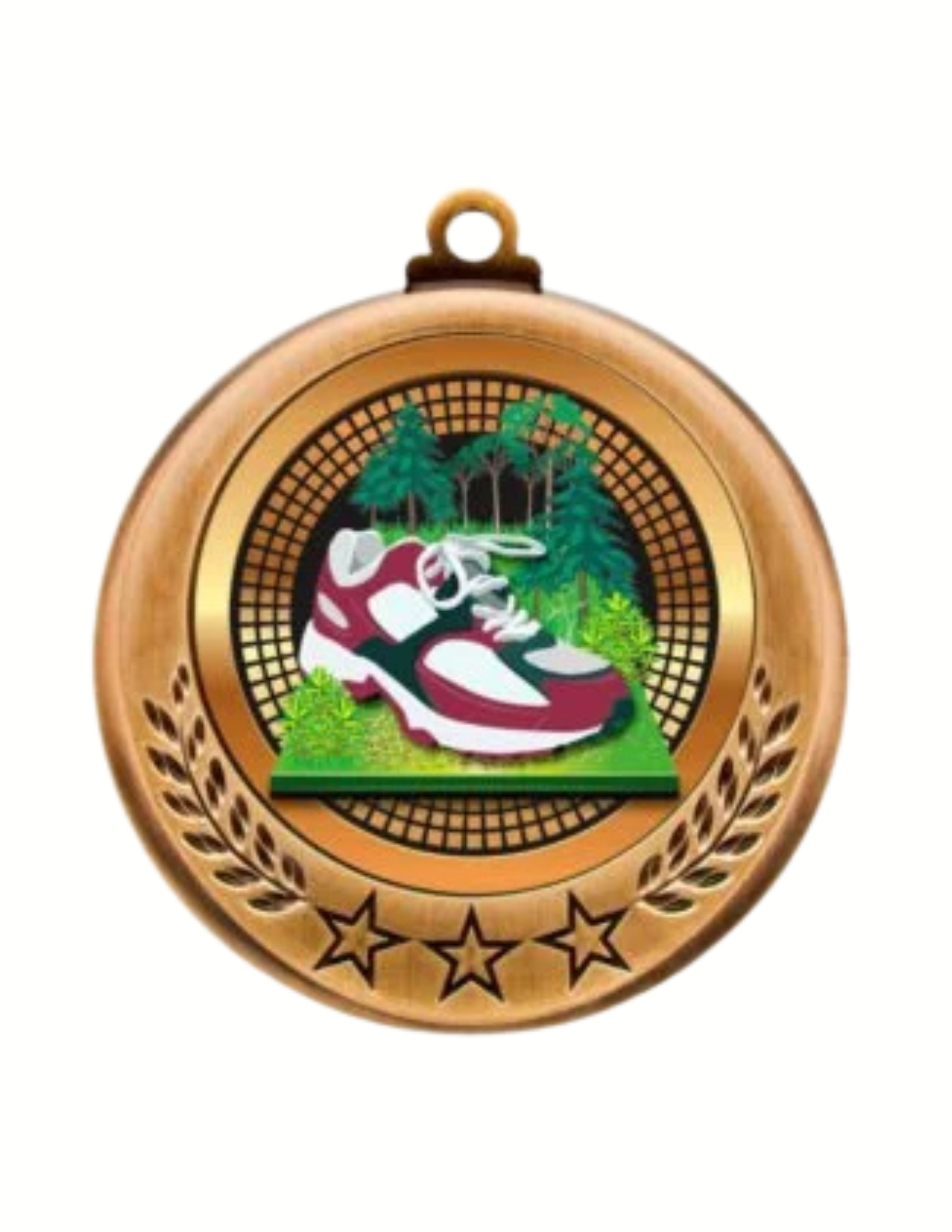 Spectrum Series Cross Country Medal- 2 Sizes (Includes Ribbon)