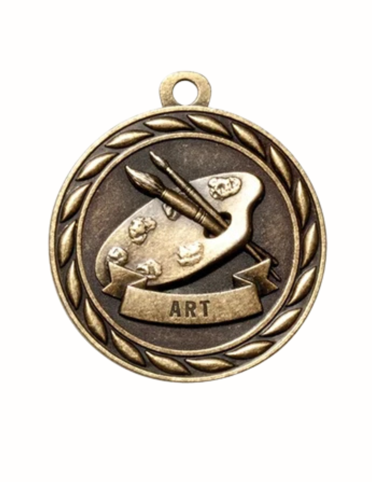 Classic Art Medal (Gold Only) 2" (Includes Ribbon)
