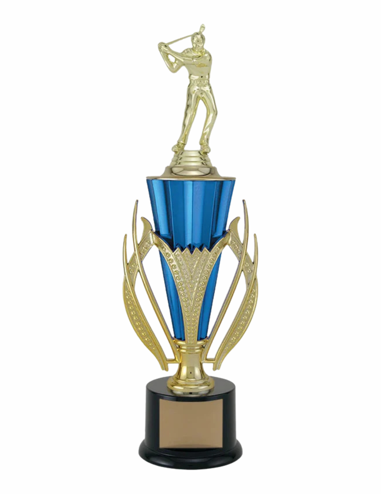 Vanguard Blue Golf Trophy- 2 Sizes (Includes Engraving)